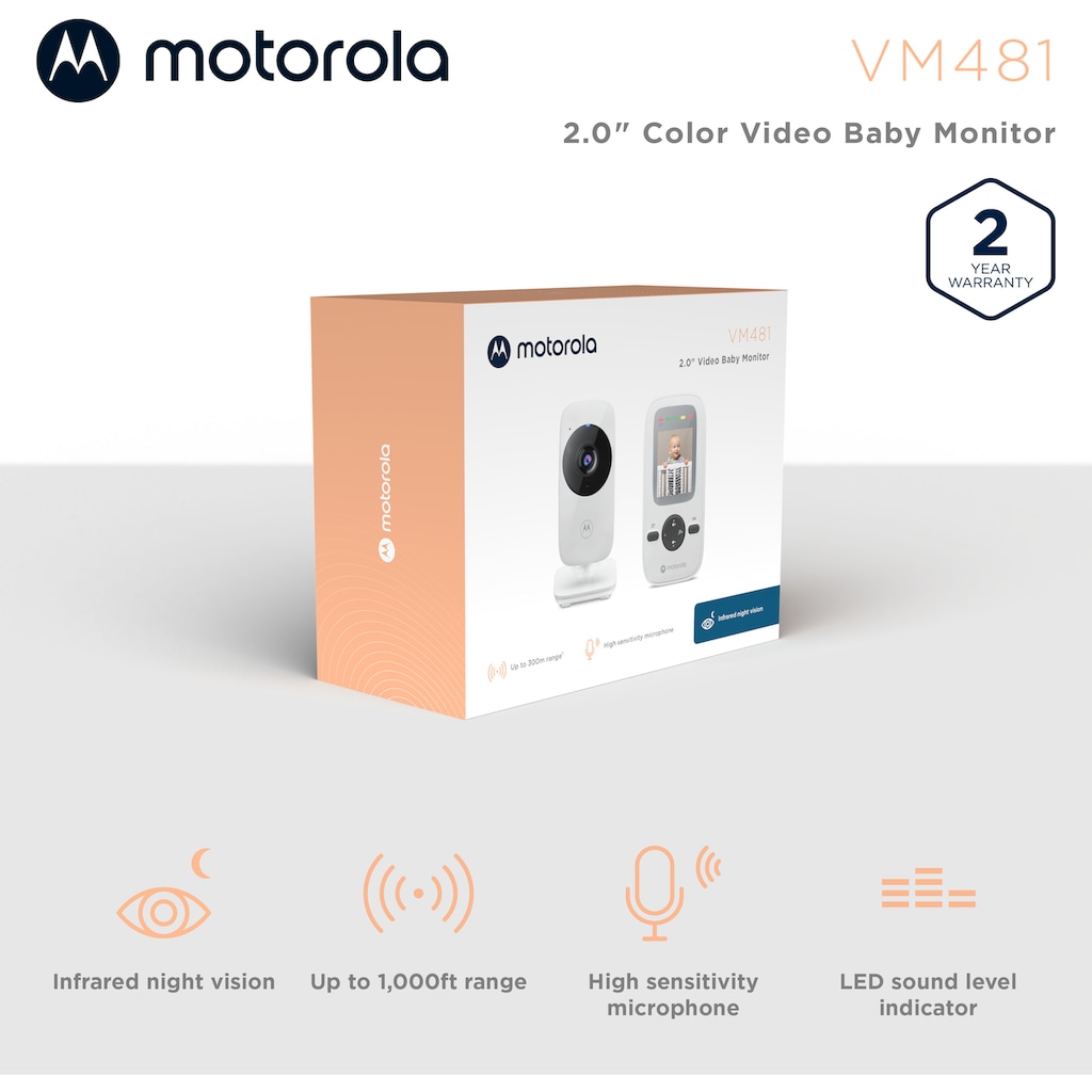 Motorola Babyphone »Video Nursery VM481«