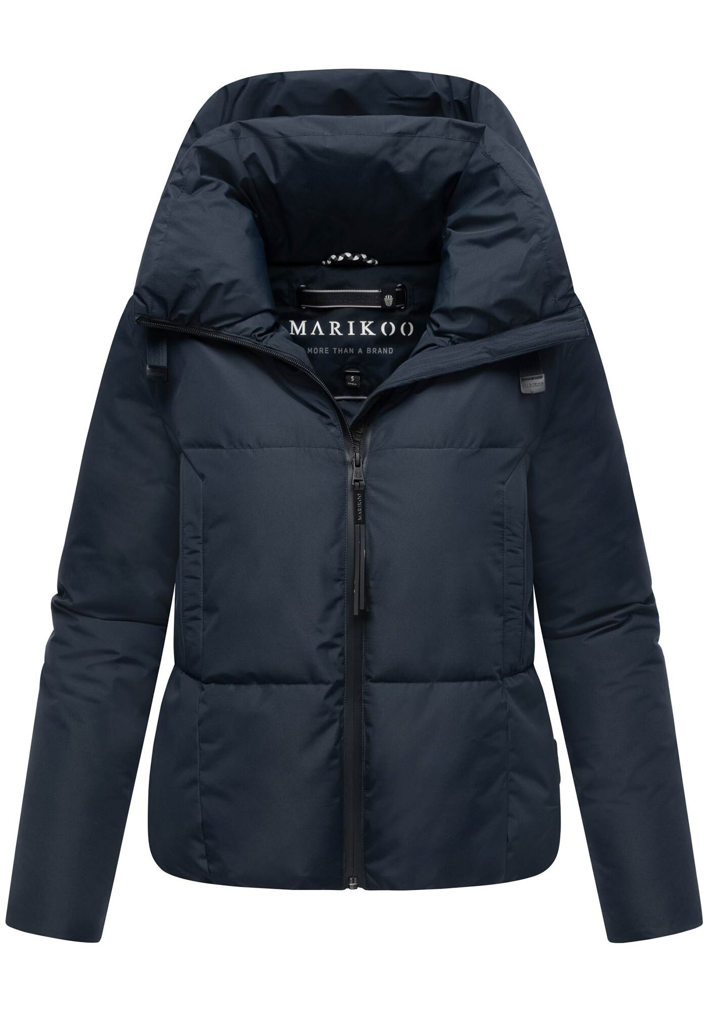 Marikoo Winterjacke »Ninikaa«, kurze Winter Jacke mit extra hohem Windschutzkragen