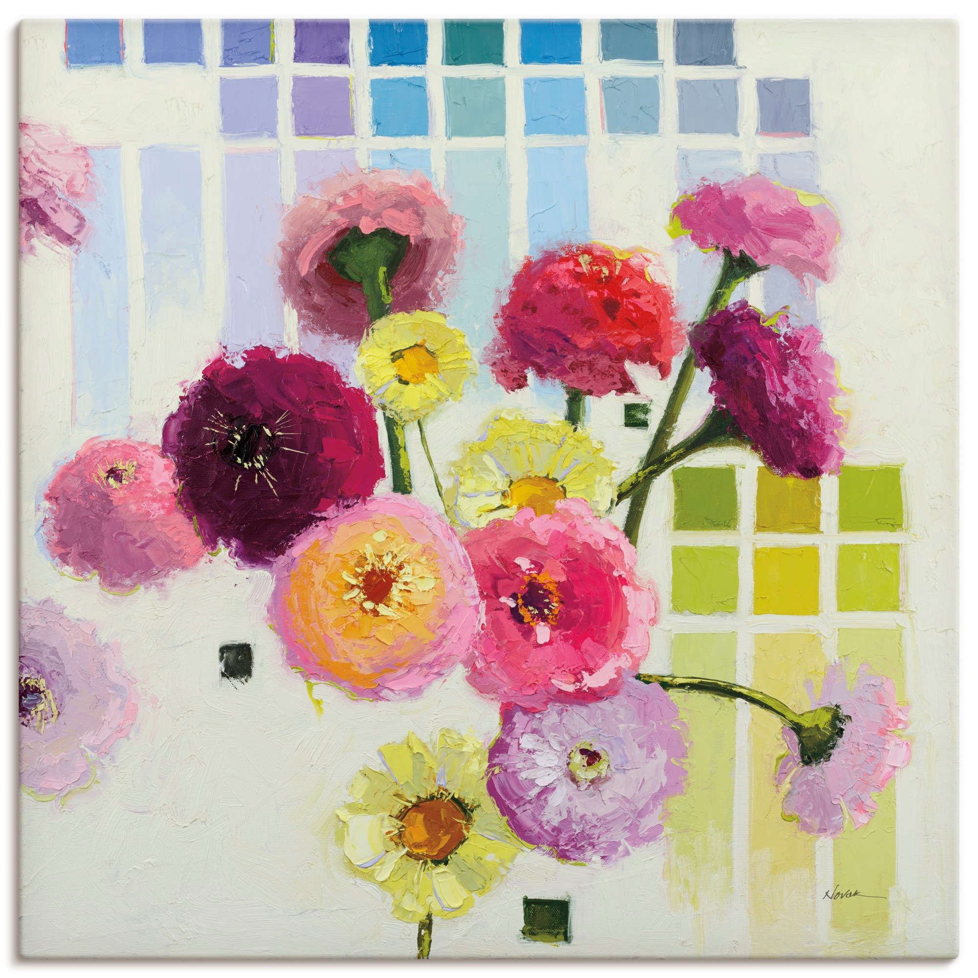 Wandbild ARTLAND "Color Chart II", farbe bild(er): farbig, B:40cm H:40cm, Bilder, als Alubild, Leinwandbild, Poster, Wandaufkleber in verschied. Größen