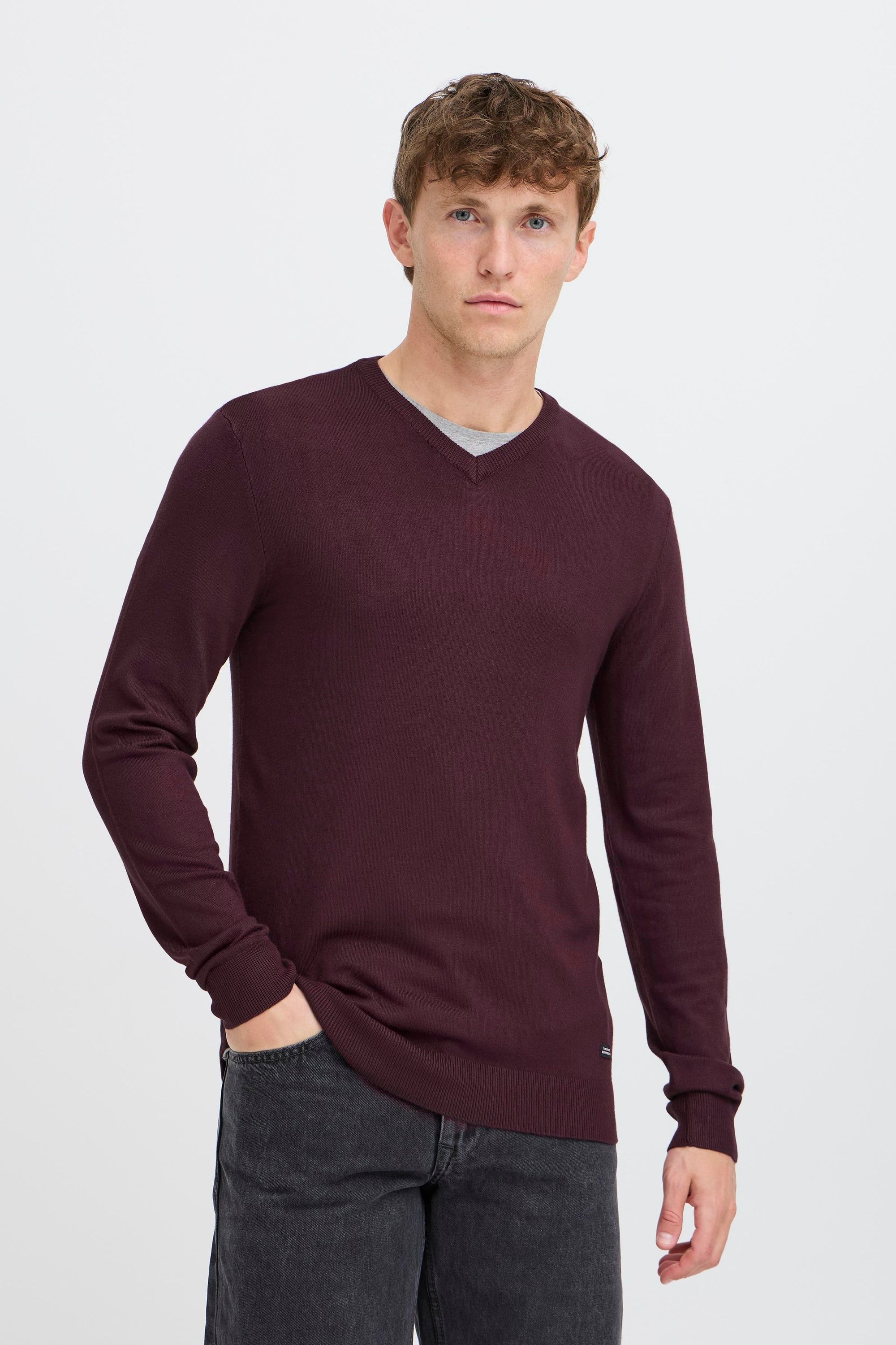 BLEND BHWeber Strickpullover Winetasting 3XL 2