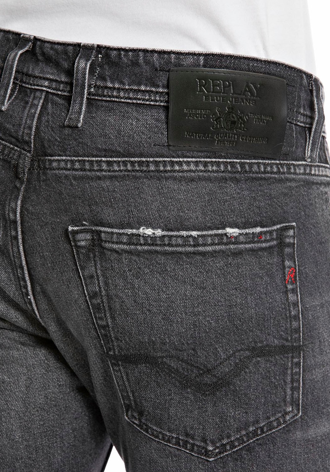 Replay Straight-Jeans »GROVER« in vielen verschiedenen Waschungen, mit Stretch