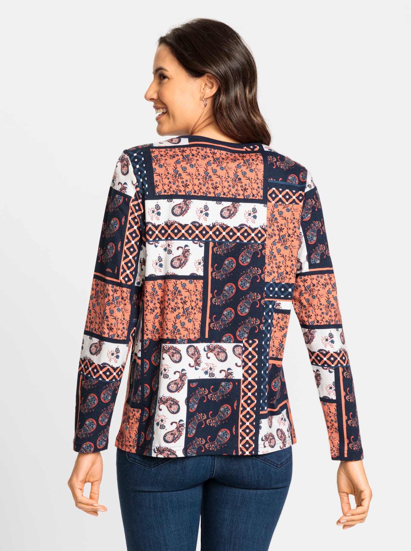 Inspirationen Langarmshirt »Shirt«, (1 tlg.)