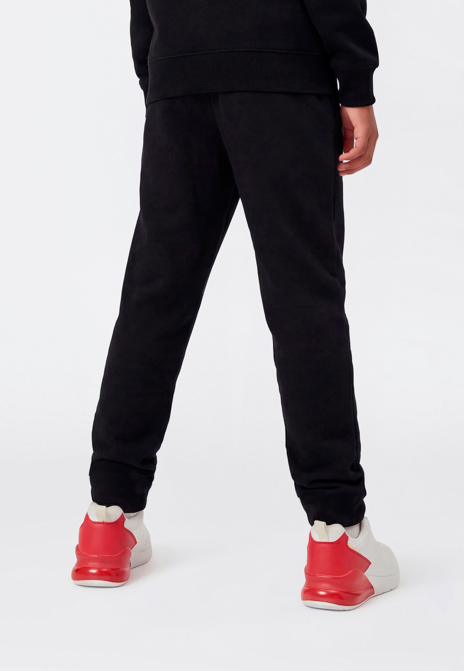 Champion Jogginghose "ICONS Straight Hem Pants" für Kinder, mit Reißverschluss, aus Baumwolle und Polyester