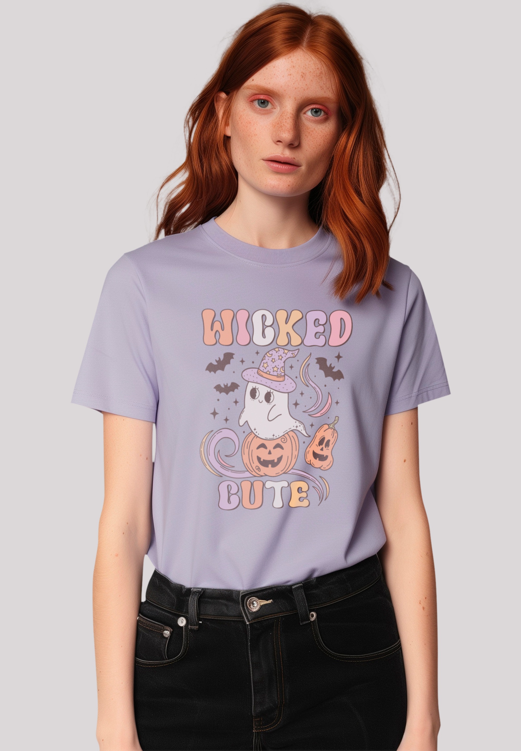 F4NT4STIC T-Shirt "Retro Halloween Wicked Cute", Premium Qualität, Hallowee günstig online kaufen