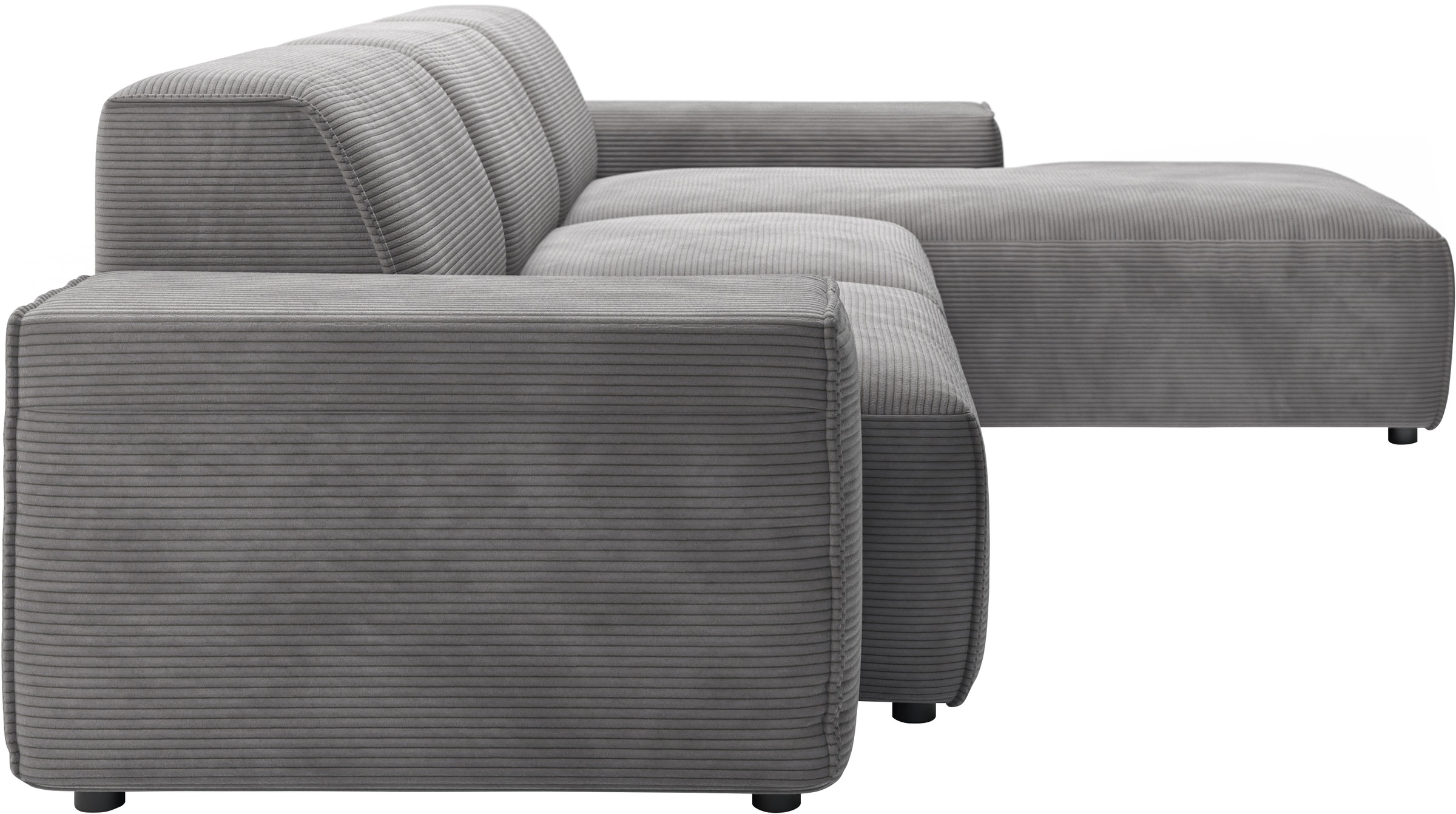 andas Ecksofa »Glimminge L-Form auch in Breitcord, Feincord + Easy care-Bezug,«, Breite 264, Zierkissen