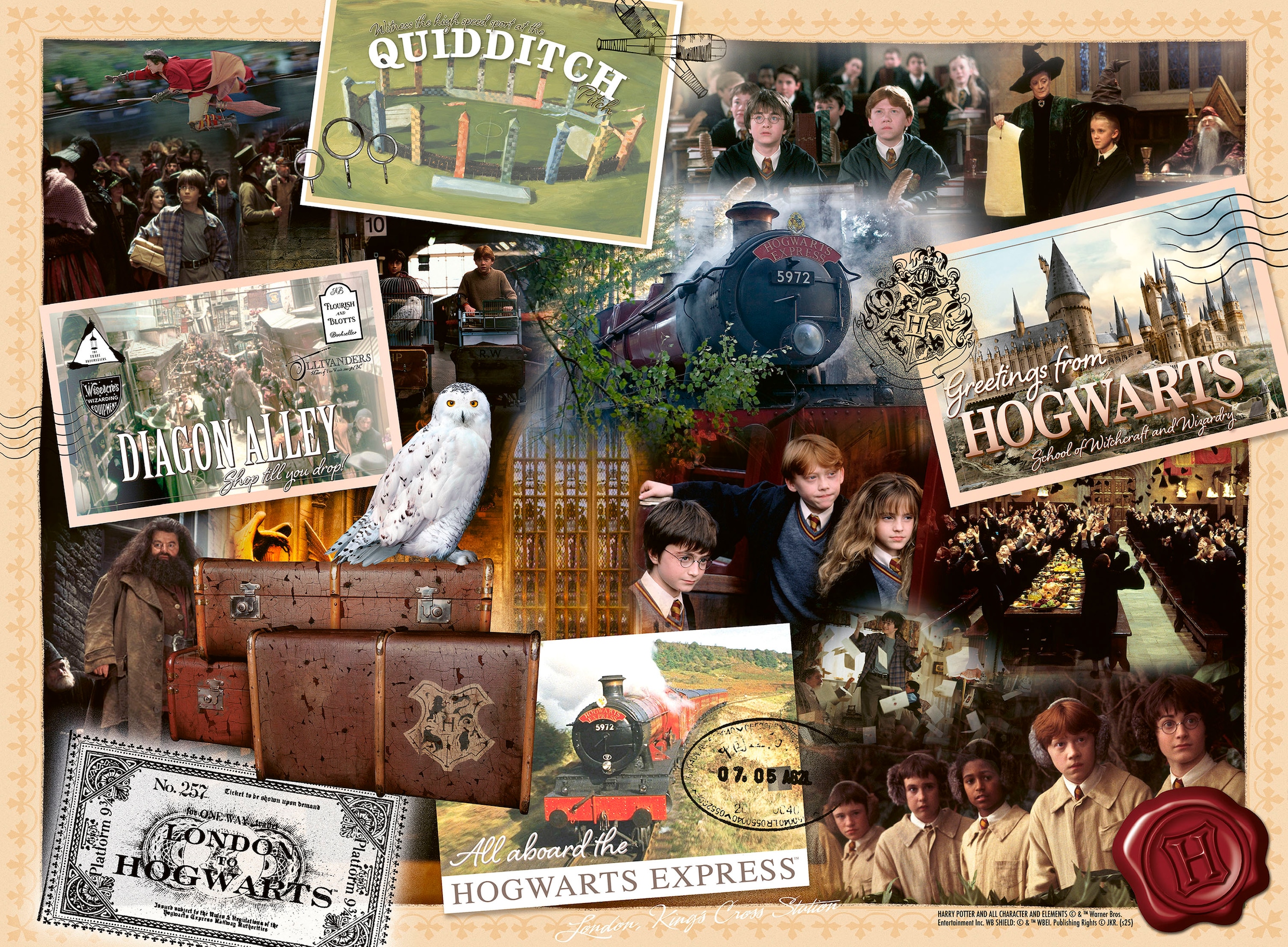 Ravensburger Puzzle »Harry Potter - Zurück in Hogwarts™«, Made in Germany