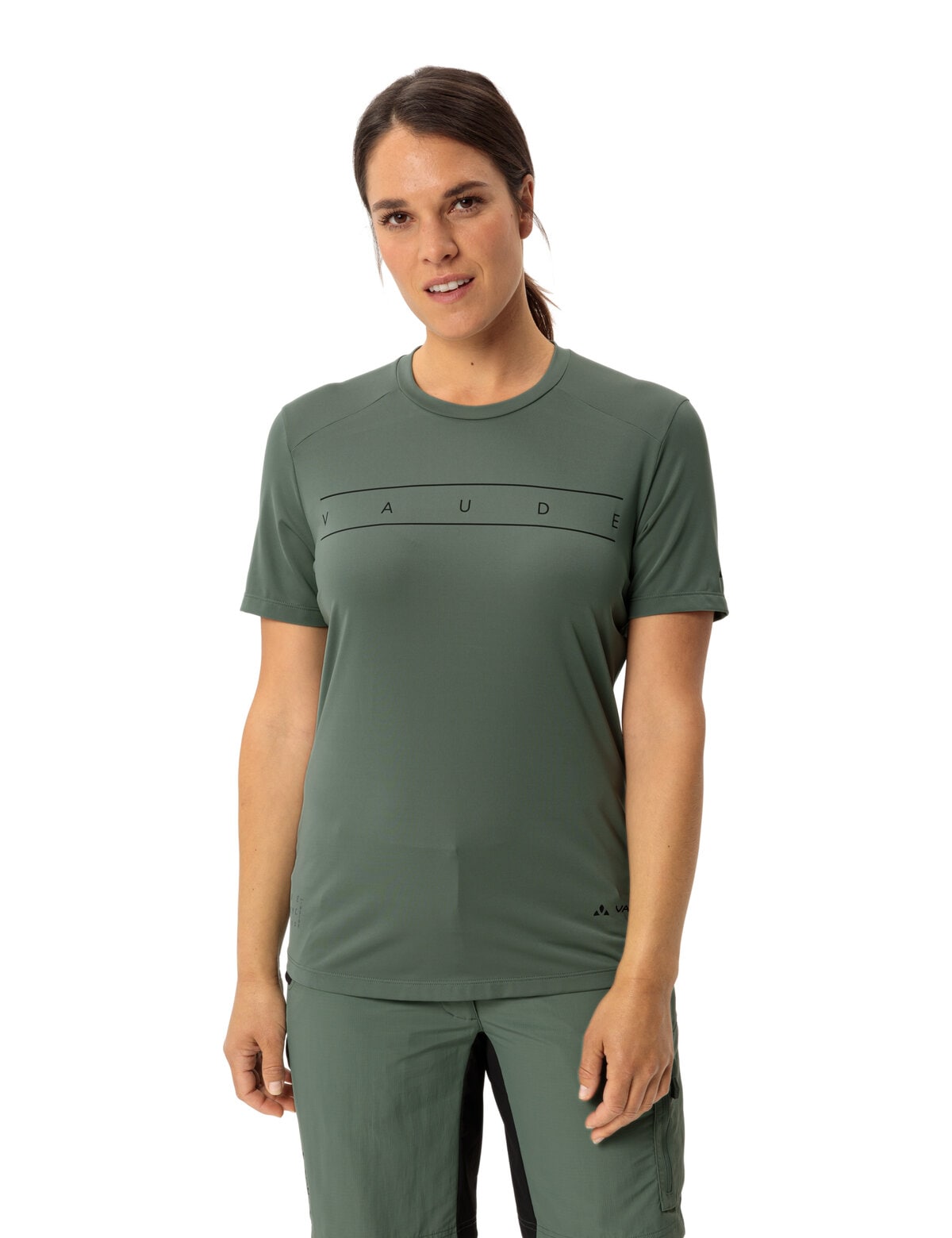 VAUDE Funktionsshirt "Wo Qimsa Logo Shirt" Kurzarm, Rundhalsausschnitt, für sportliche Aktivitäten