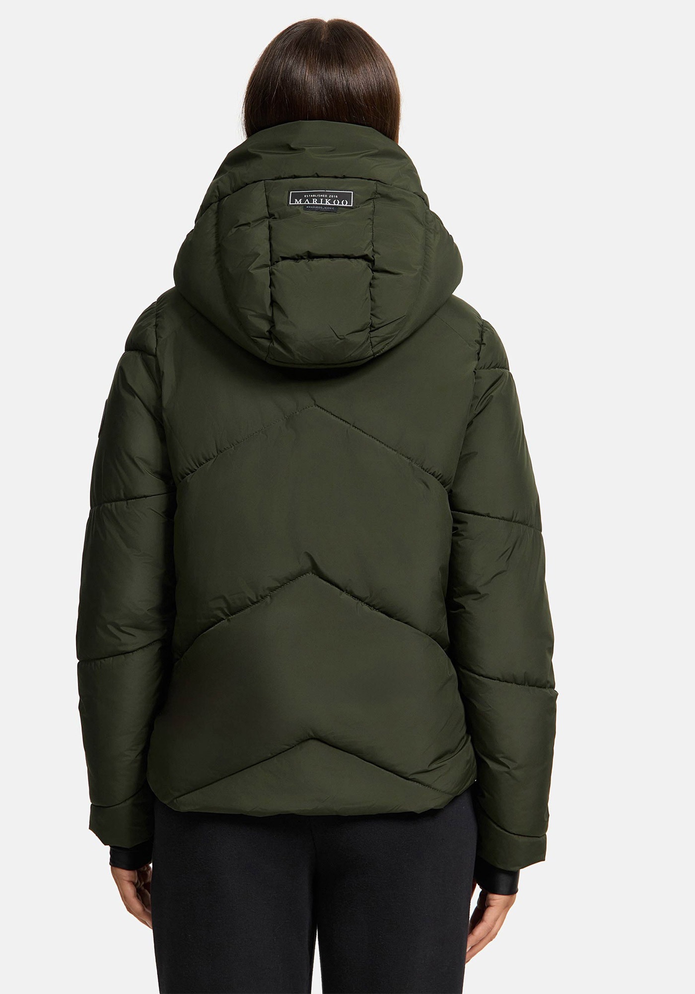 Marikoo Winterjacke »Simaraa«, mit abnehmbarem Kunstfellkragen
