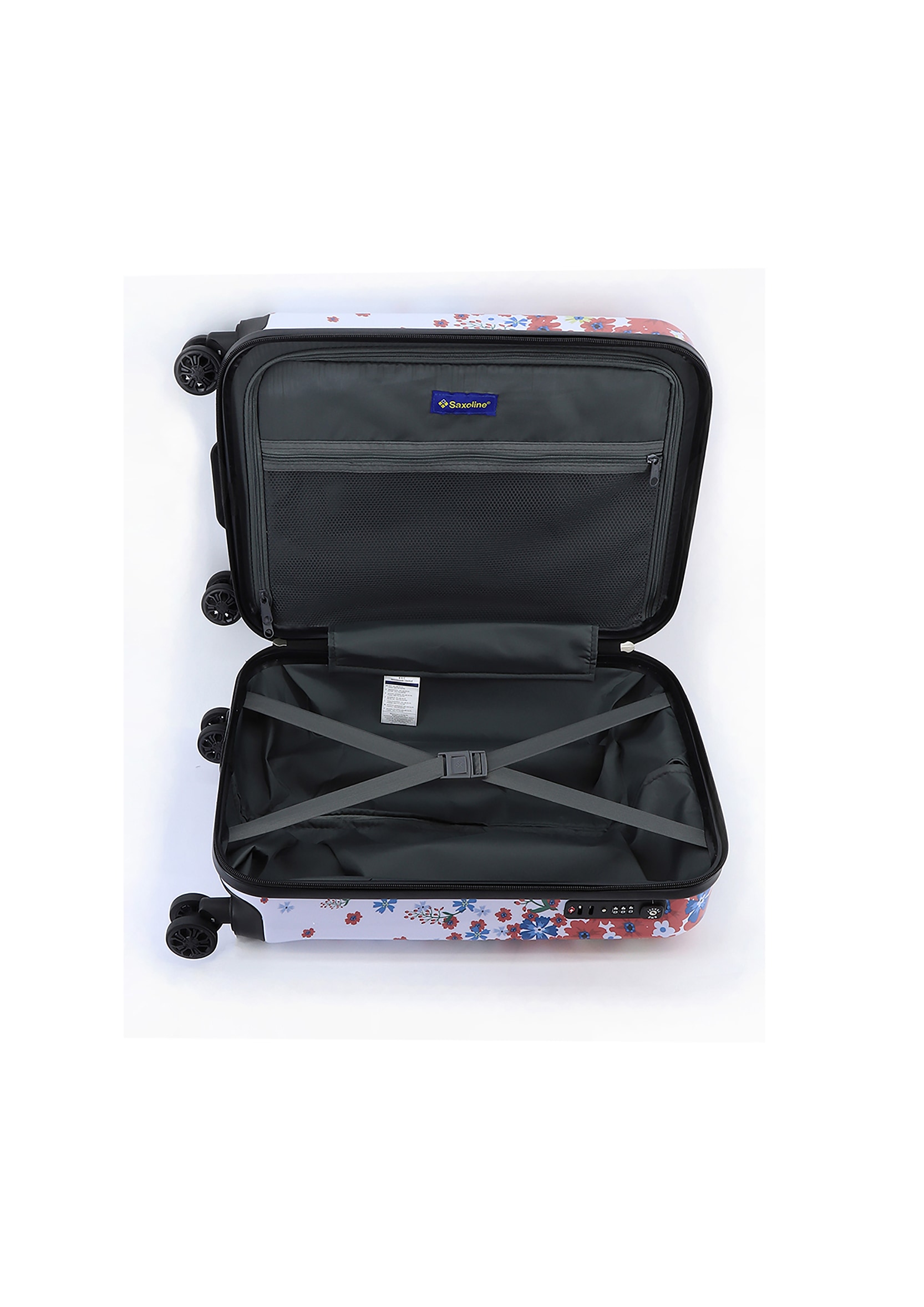 Saxoline® Koffer »Blessing«, mit arretierbarem Aluminium-Trolleysystem