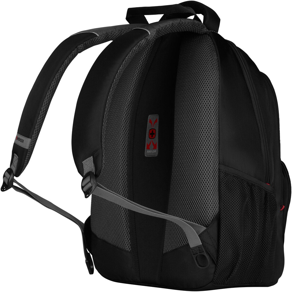 Wenger Laptoprucksack »Pillar, schwarz/ grau«, für Laptops bis 16 Zoll