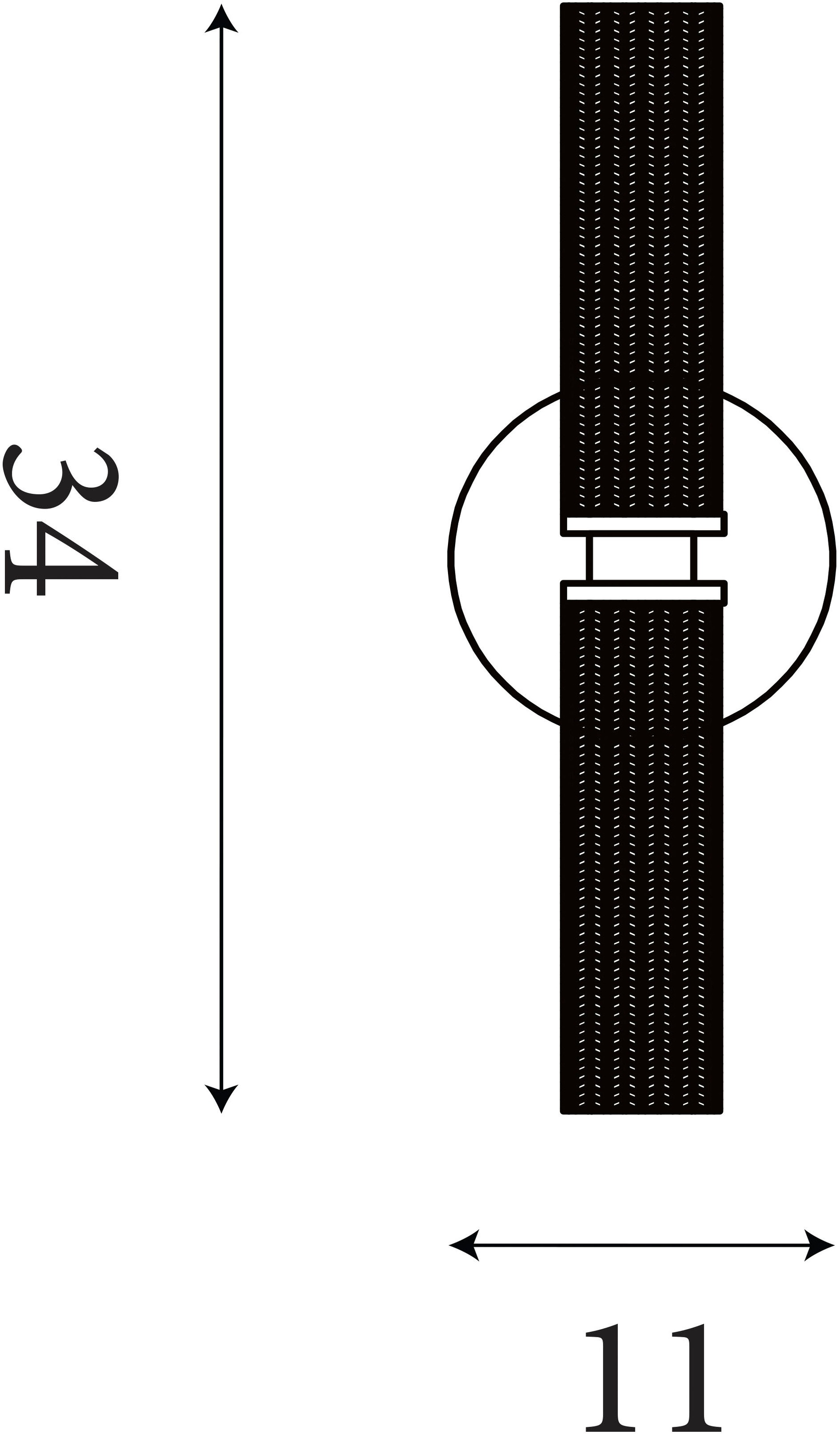 Searchlight LED Wandleuchte »Aberdeen-LED-Wandleuchte, Satiniertes Messing« LED-Modul 1 Stk.
