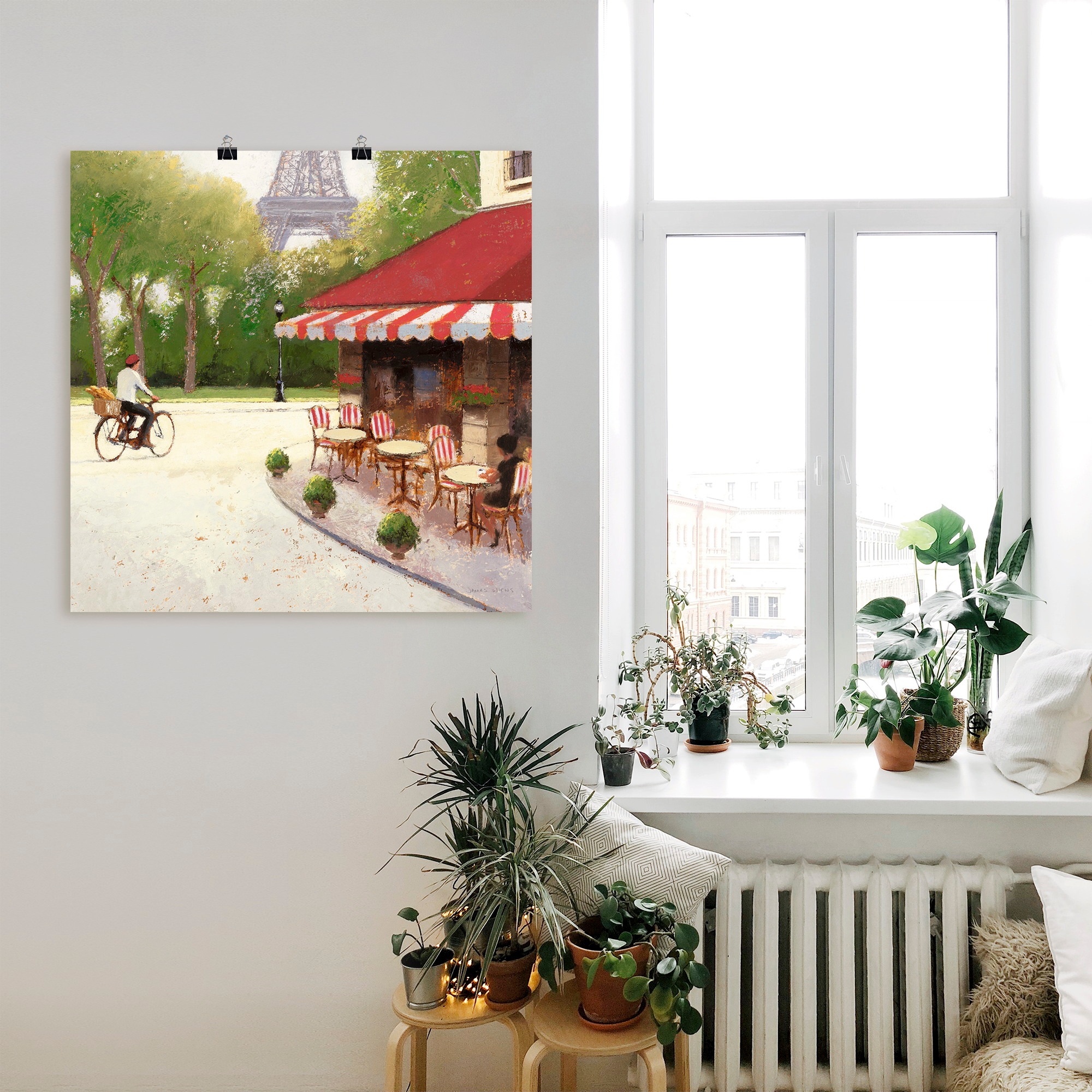 Artland Wandbild "Café du Martin III", Europa, (1 St.), als Leinwandbild, P günstig online kaufen