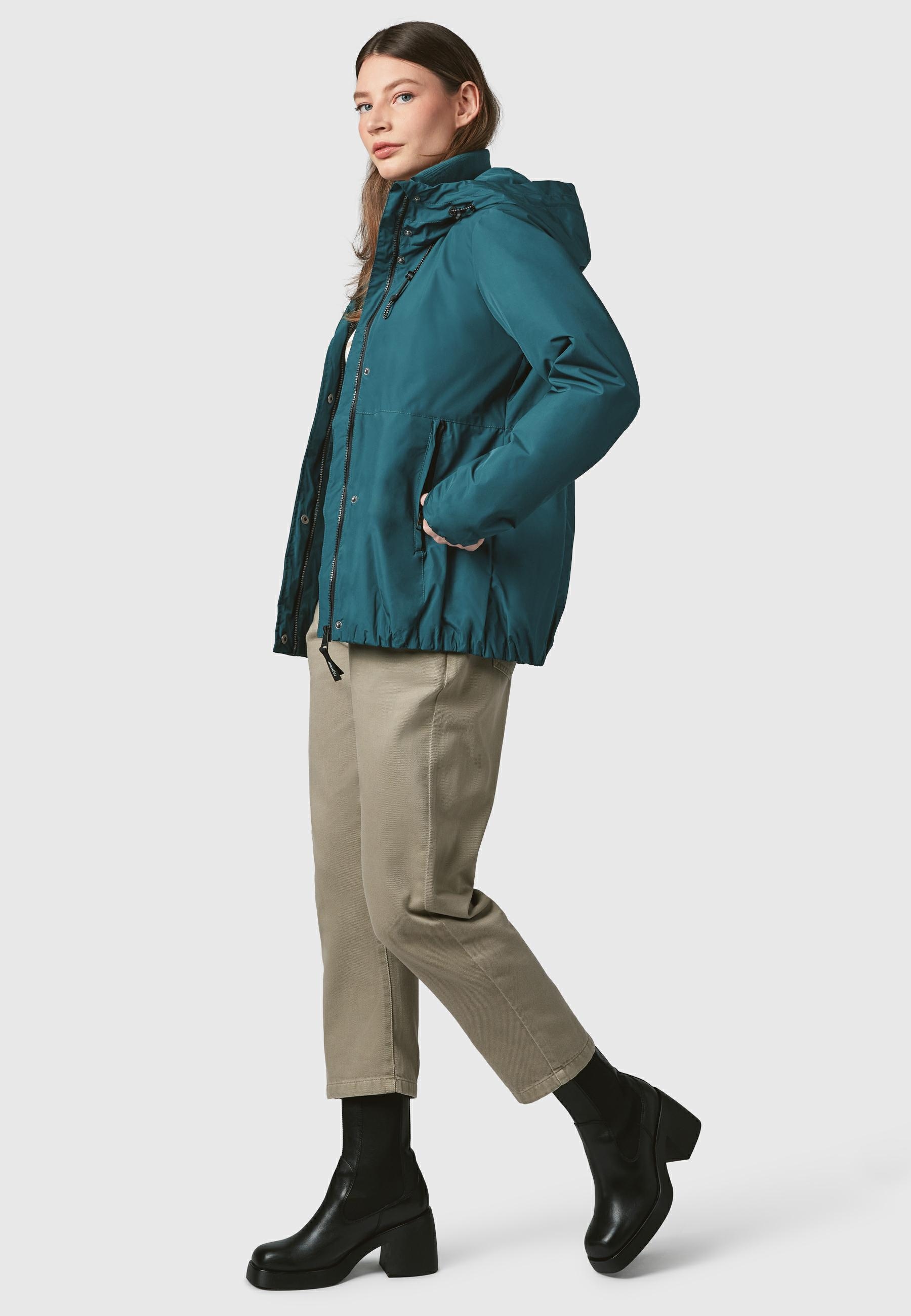 Ragwear Outdoorjacke »Sunniva Light«, mit Kapuze, Wasserdichte und atmungsaktive Damen Übergangsjacke