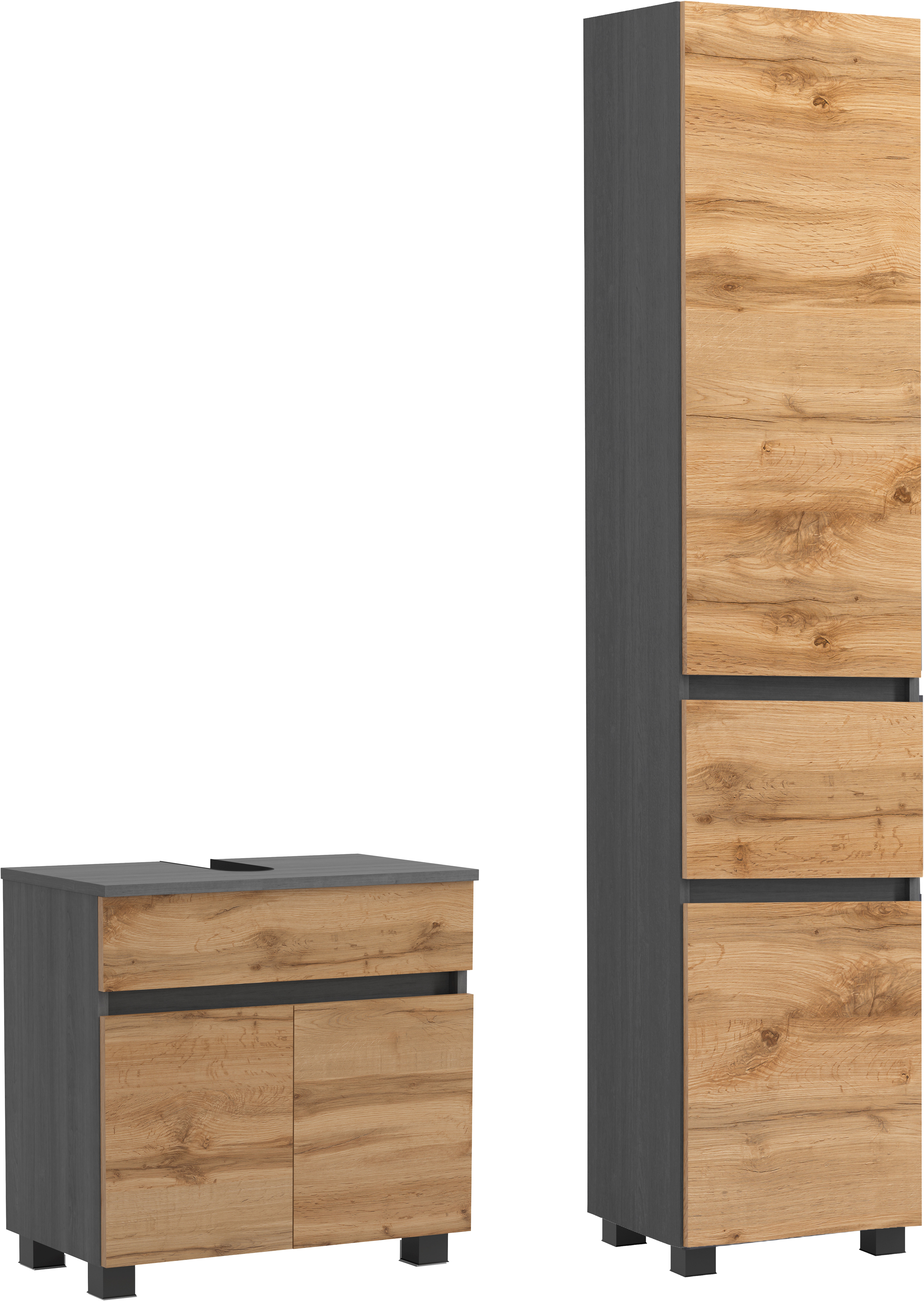 OTTO home "BOZEN, 2-tlg. Unterbecken-Set - Seitenschrank"
