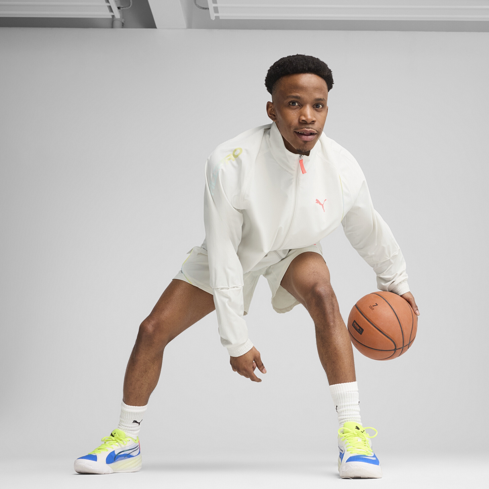 PUMA Trainingsjacke »All Pro Basketballjacke mit durchgehendem Reißverschluss Herren«