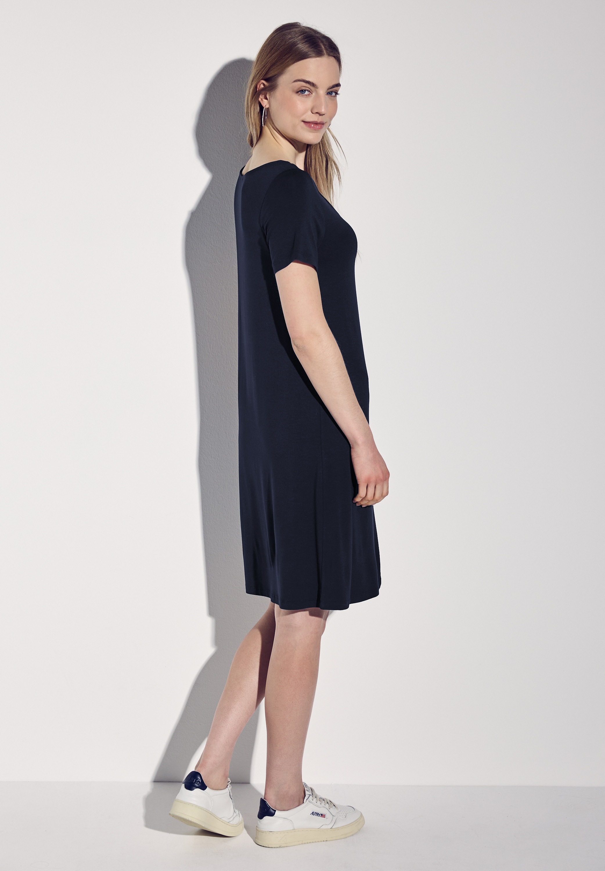 STREET ONE Jerseykleid Ohne Taschen knielang günstig online kaufen