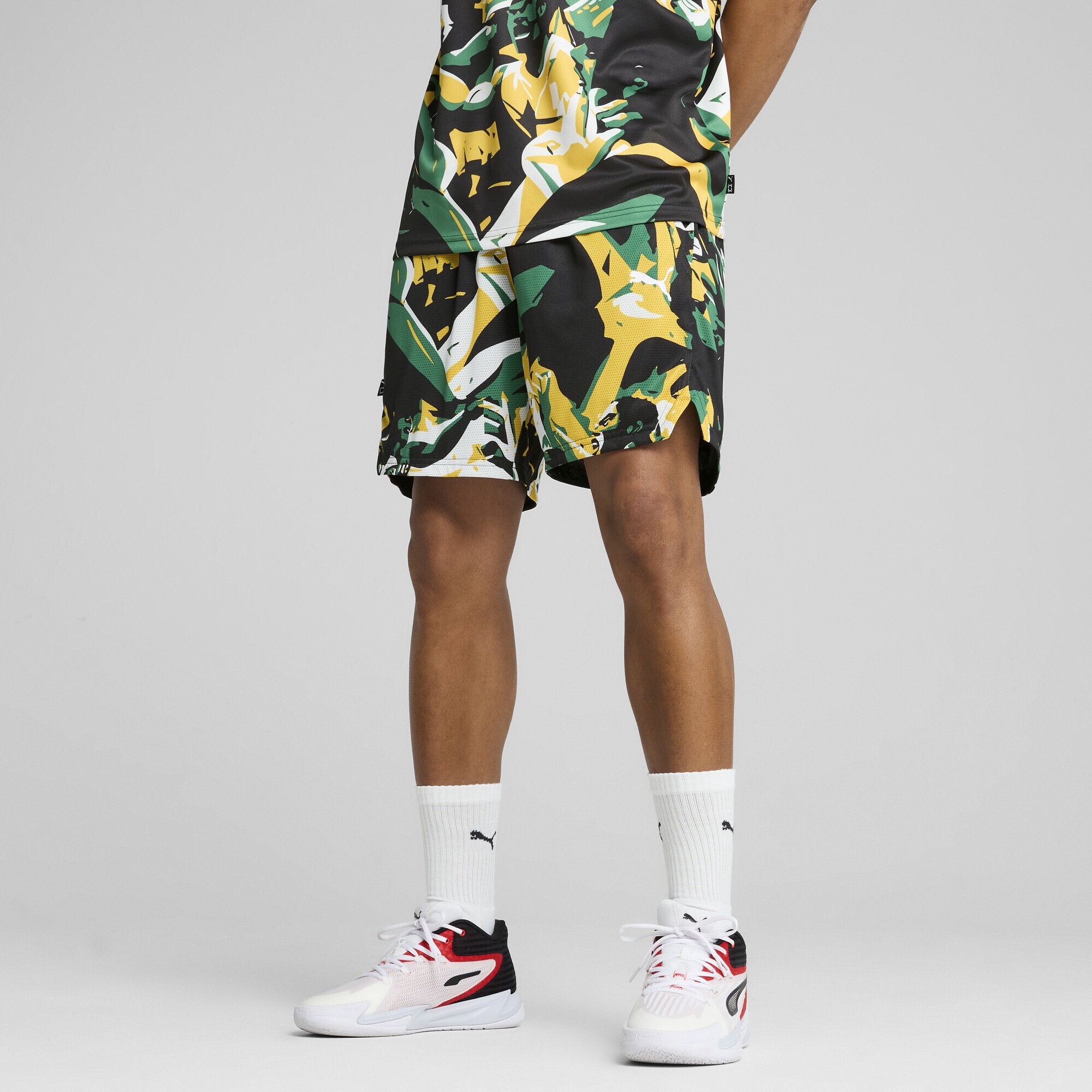 PUMA Shorts »Rival Rage Shorts mit Allover-Print Herren«