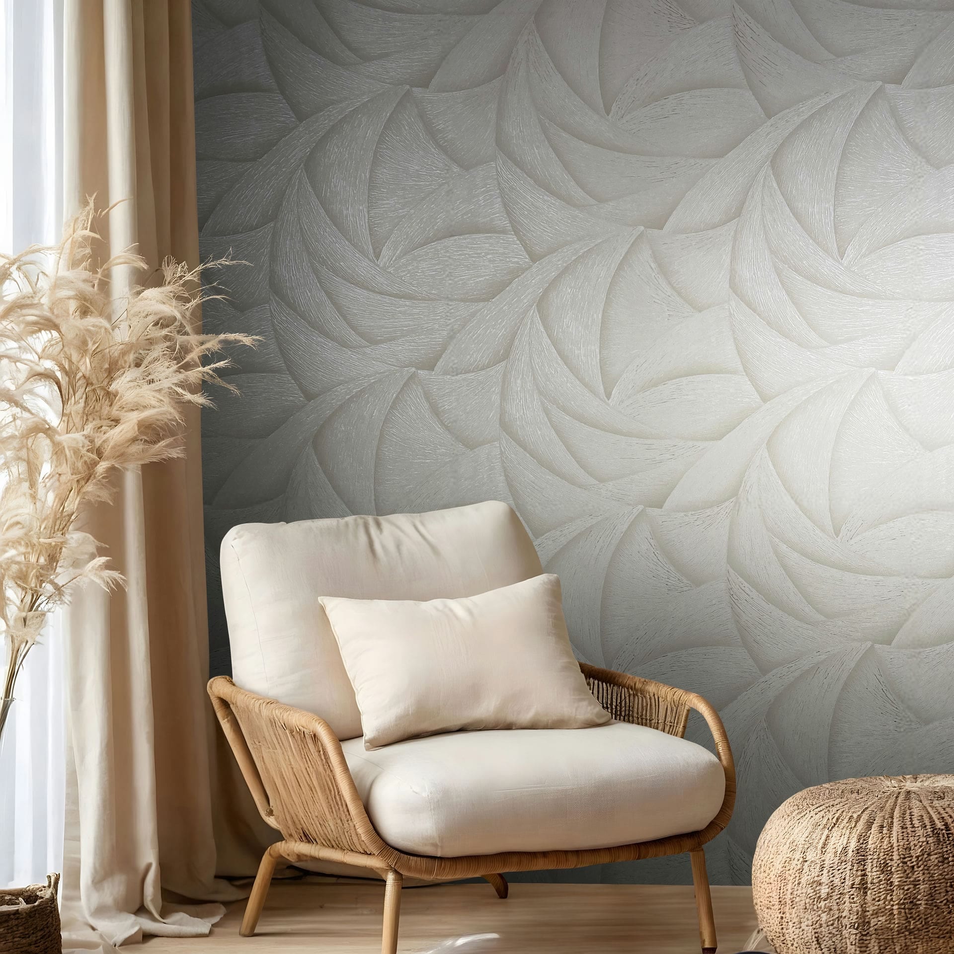 Marburg Vliestapete »Tapete Calm Waves«, geometrisch, moderne Vliestapete für Wohnzimmer Schlafzimmer Küche