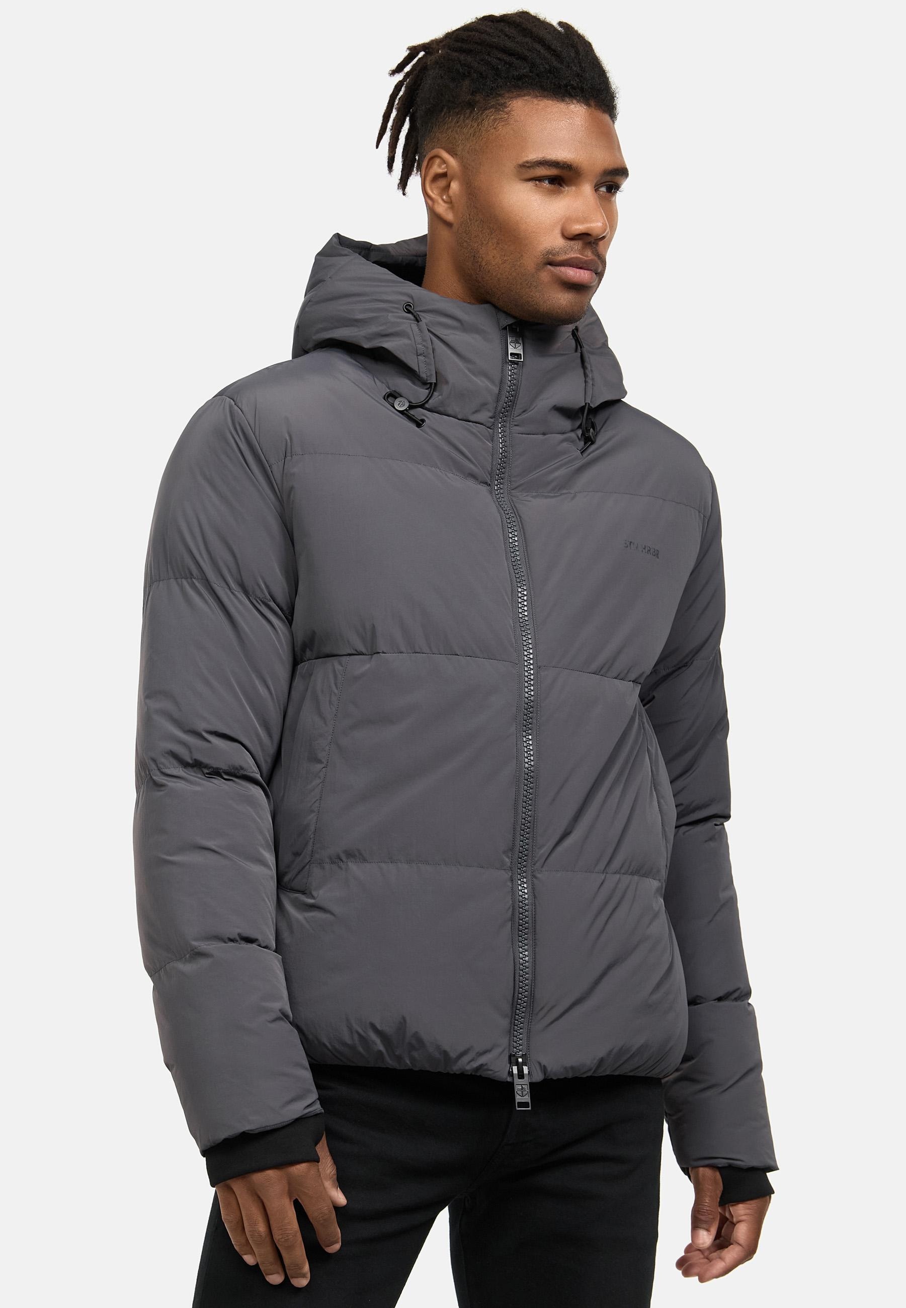 Stone Harbour Steppjacke »Tayroos XX«, mit Kapuze, Gesteppte Herren Winterjacke mit Kapuze