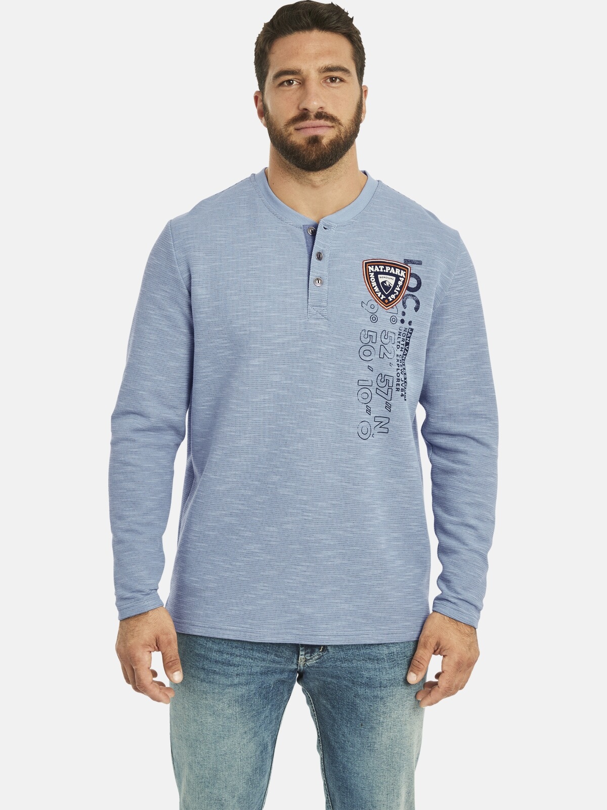 Jan Vanderstorm Funktionsshirt "Sweatshirt REGINALD"