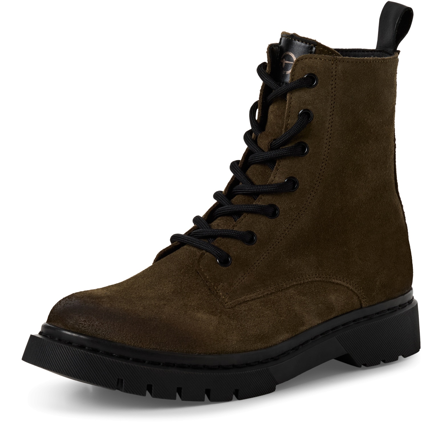 Tamaris Schnürstiefelette, Blockabsatz, Schnürboots, Herbstschuh mit Ziernä günstig online kaufen