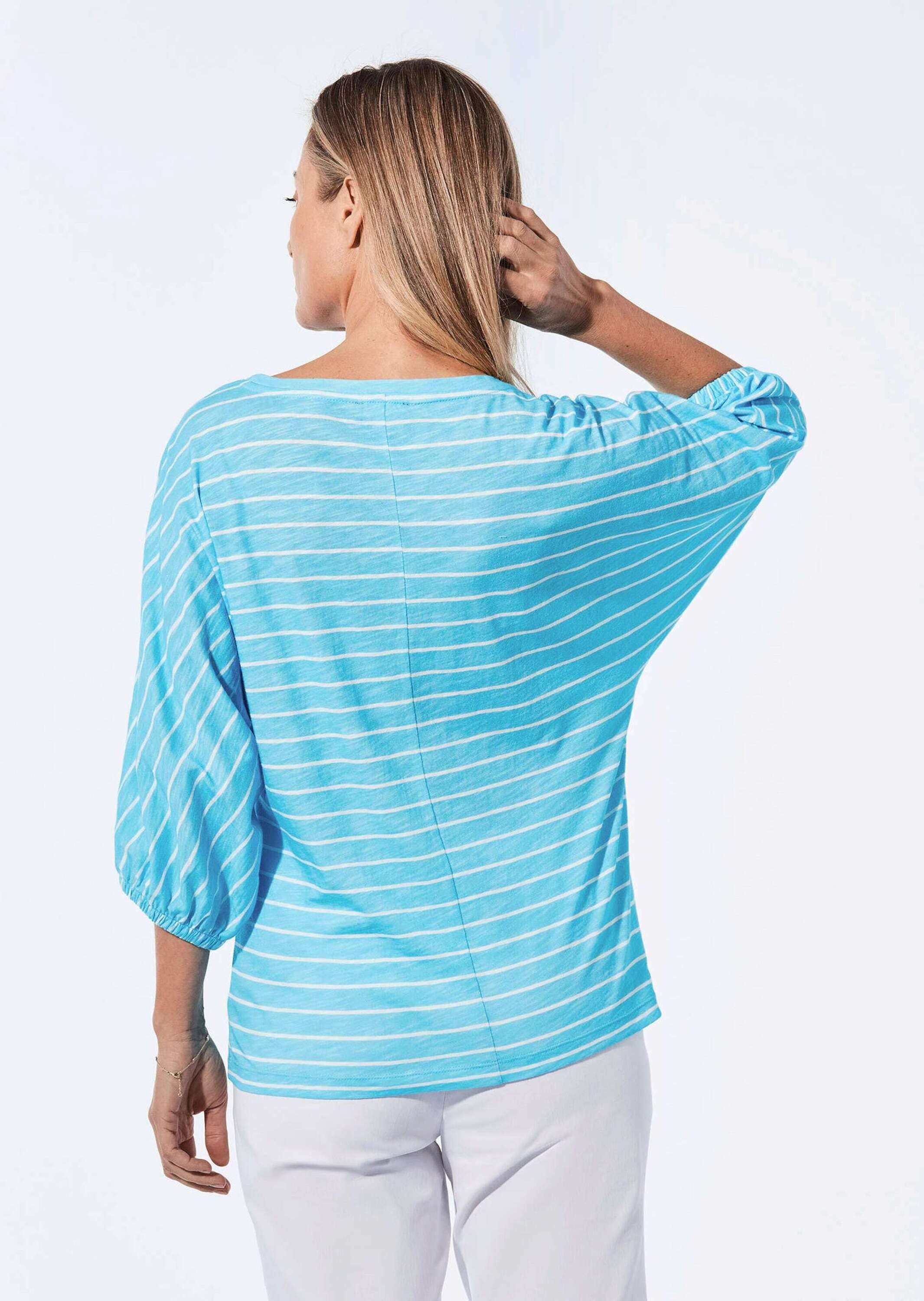 GOLDNER Kurzarmshirt »Shirt aus Effektgarn«