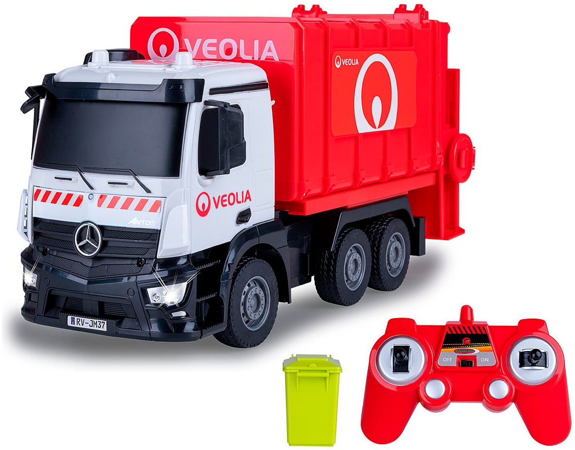 Jamara RC-LKW »Müllwagen Mercedes-Benz Antos 2,4GHz« LED-Licht vorne; Maßstab 1:26
