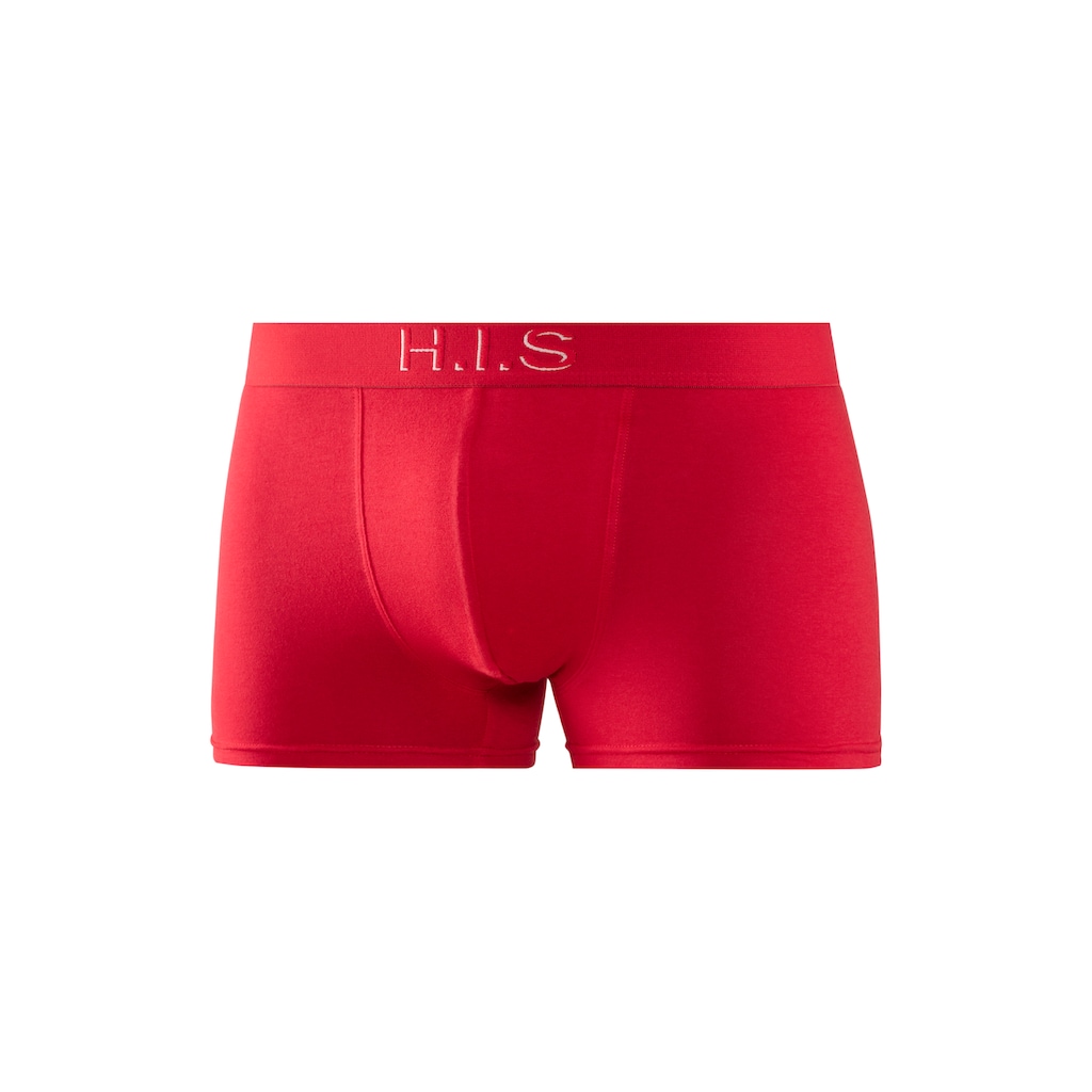 H.I.S Boxer, (Packung, 5 St.), Logo Webbund mit 3D Effekt