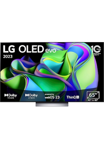 LG OLED-Fernseher »OLED65C37LA« 165 cm/65...