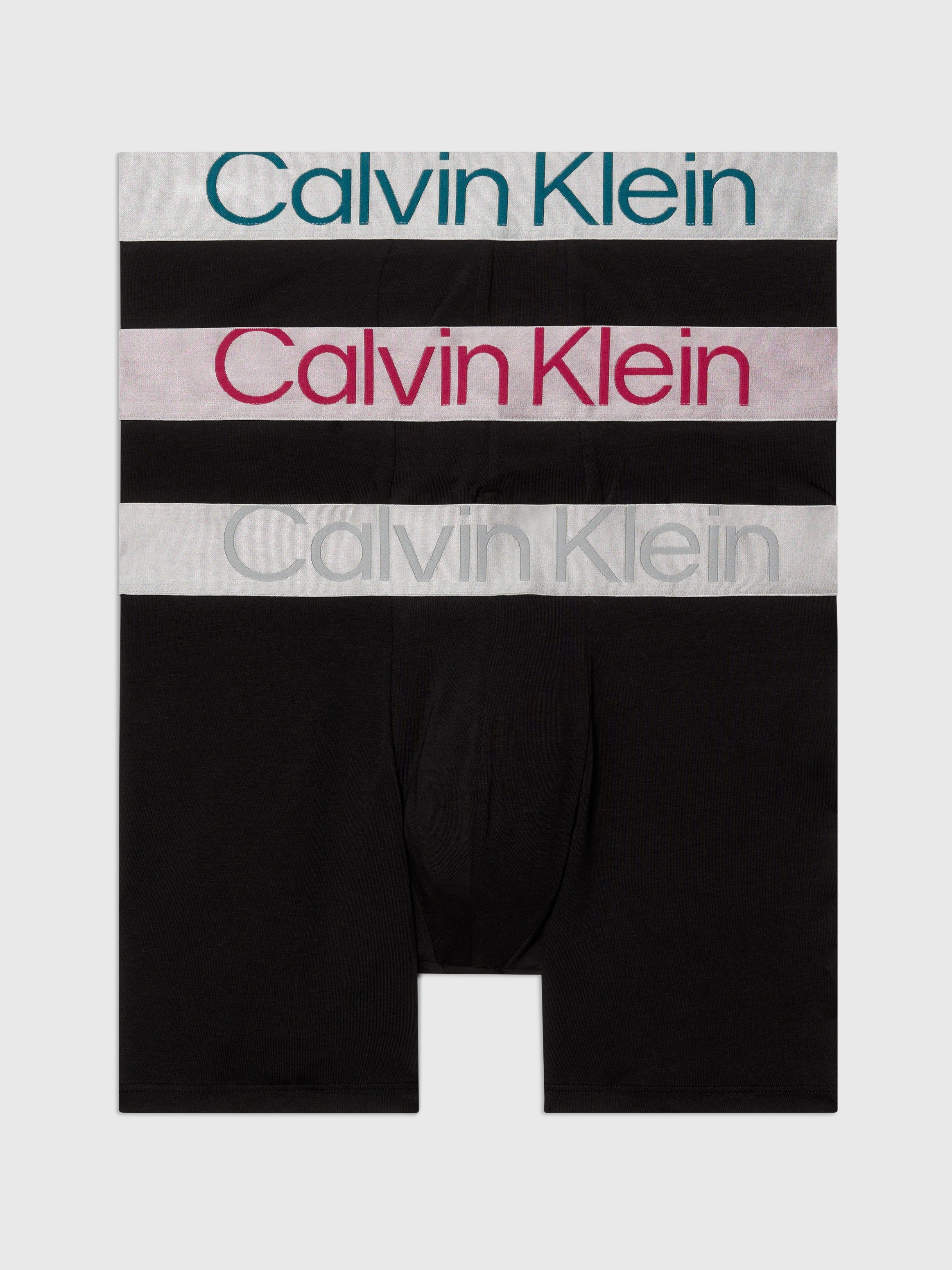 Calvin Klein Underwear Boxershorts »BOXER BRIEF 3PK«, (Packung, 3 St., 3er-Pack), mit breitem Logo-Elastikbund