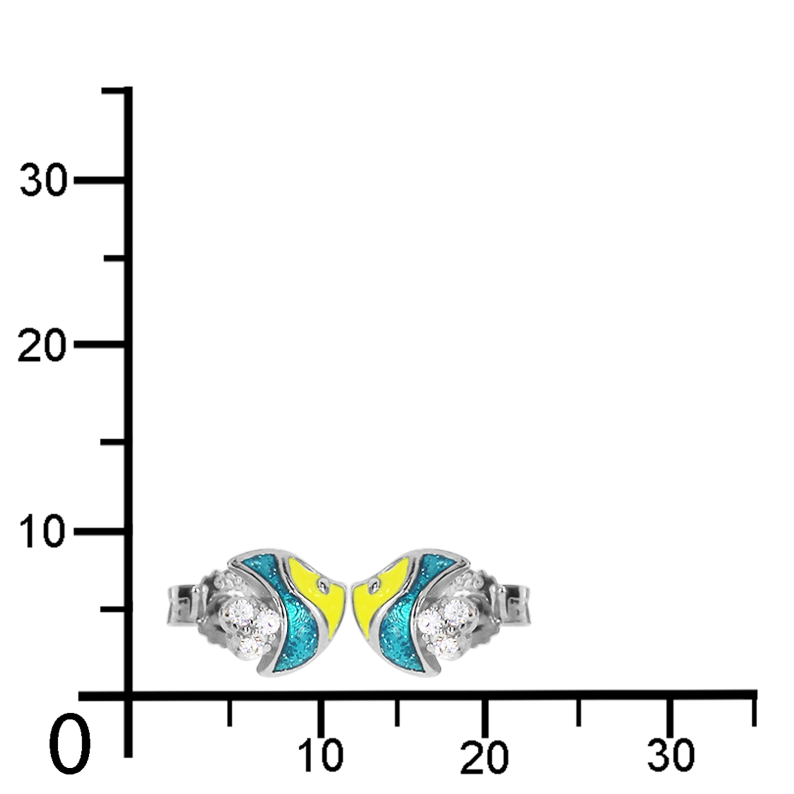 OSTSEE-SCHMUCK Paar Ohrstecker »Ostsee-Schmuck Ohrstecker kleiner Fisch Ohrstecker kleiner Fisch«, (2 tlg.)