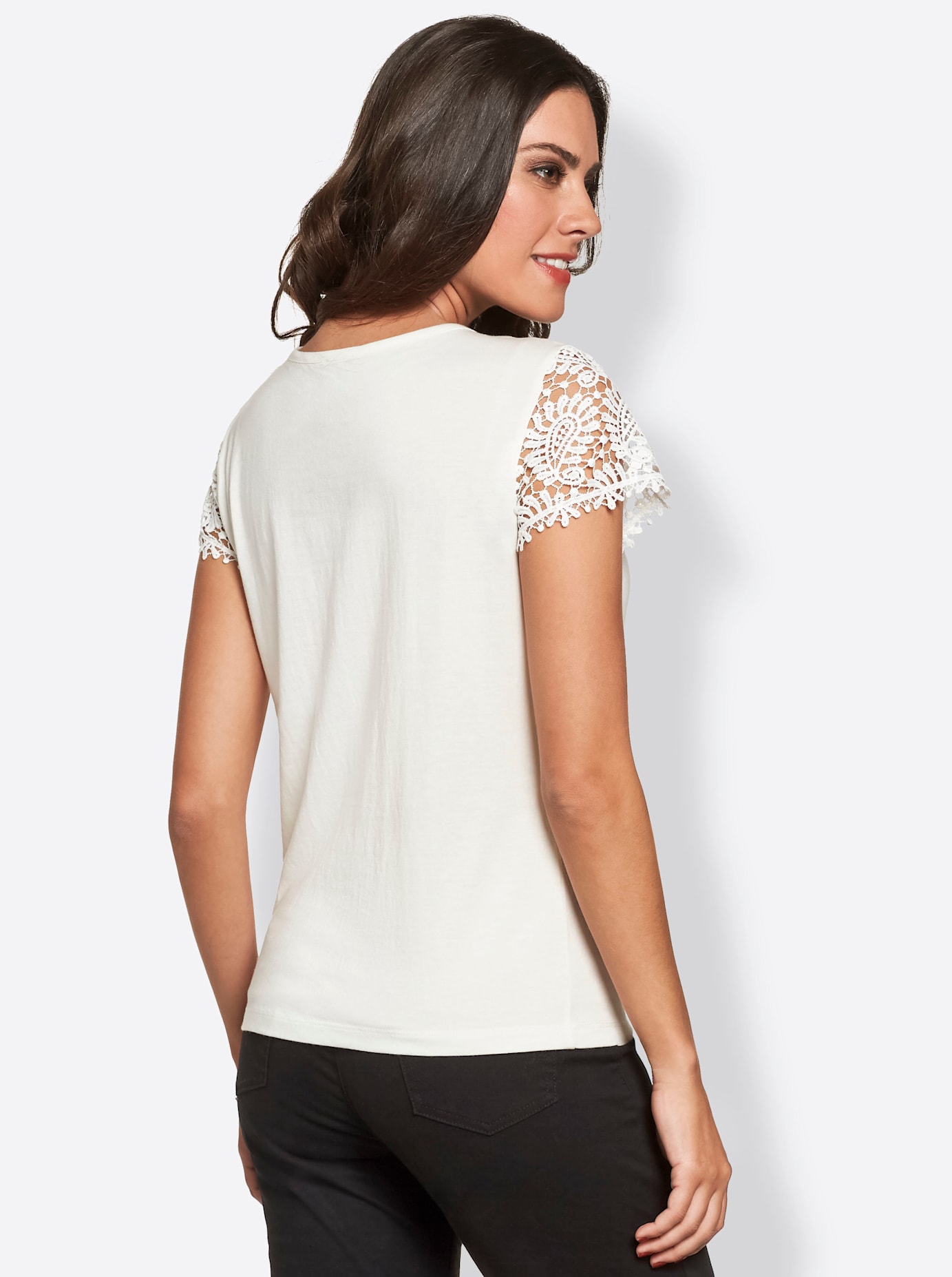 Thumbnail - Lady Spitzenshirt "Shirt", (1 tlg.)