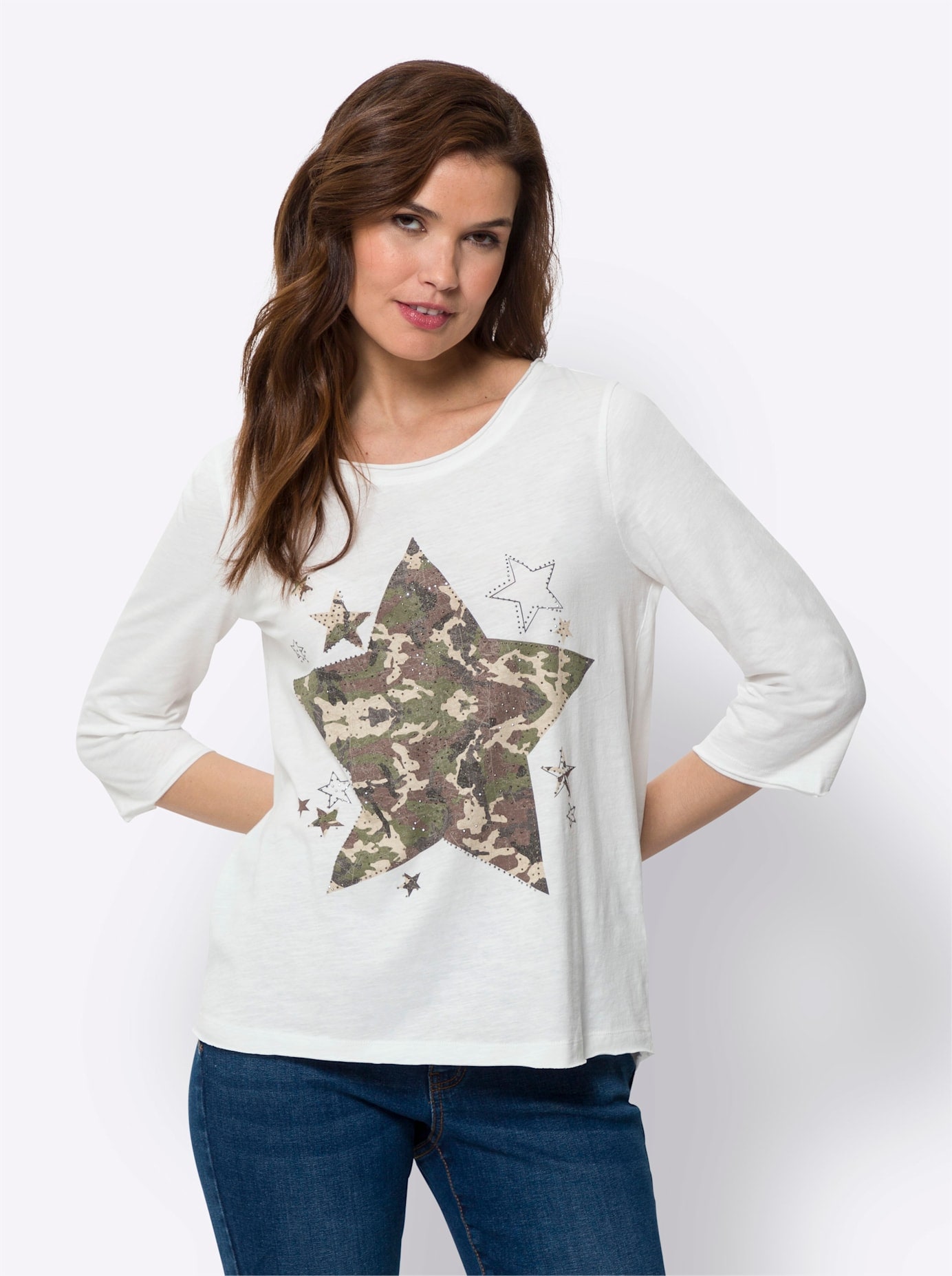 heine 3/4-Arm-Shirt »Shirt«, (1 tlg.)