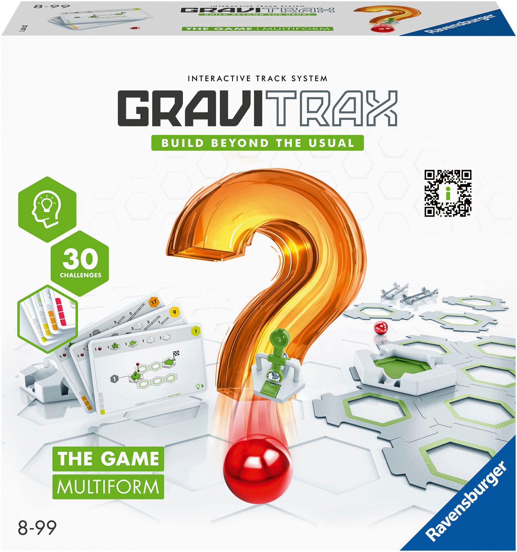 Ravensburger Kugelbahn-Bausatz »GraviTrax THE GAME multiform«, Made in Europe, FSC® - schützt Wald - weltweit