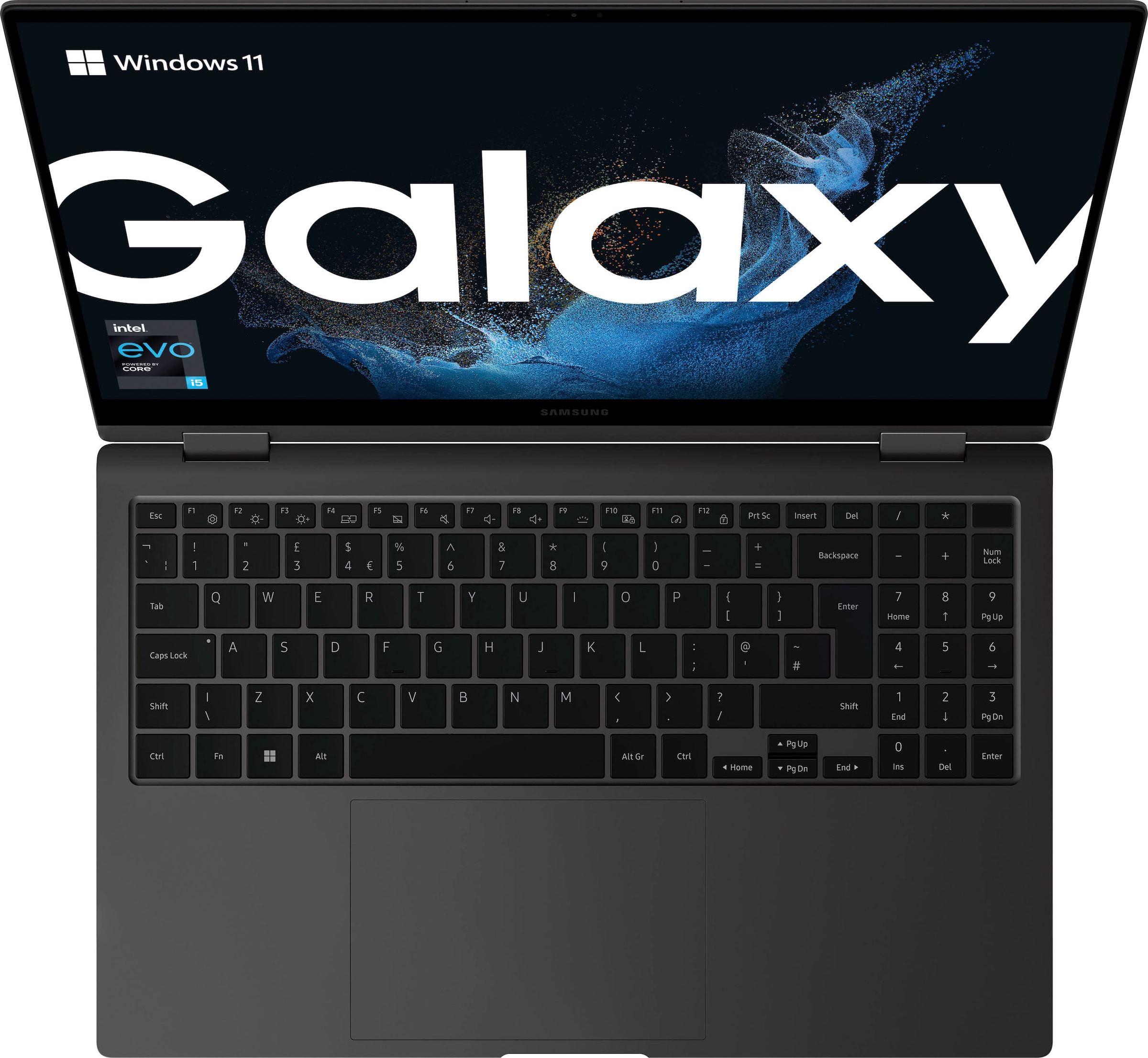 Samsung Convertible Notebook »Galaxy Book2 Pro 360«, 39,62 cm, / 15,6 Zoll, Intel, Core i5, Iris© Xe Graphics, 256 GB SSD