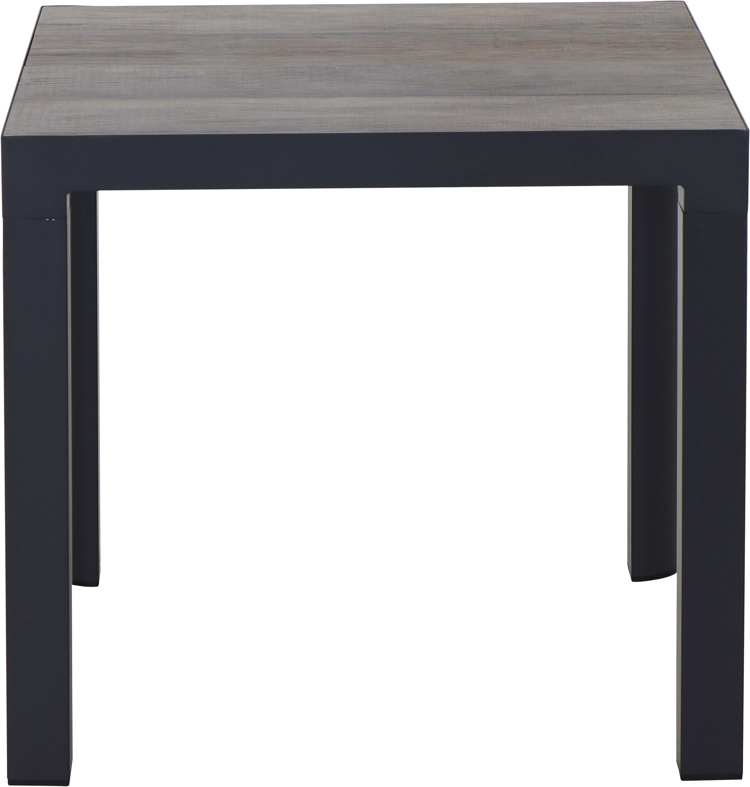 Siena Garden Gartentisch »SILVA Tisch 80 x 80cm matt anthrazit/wash-grey« Aluminiumgestell matt anthrazit, Tischplatte aus Keramik, washed grey