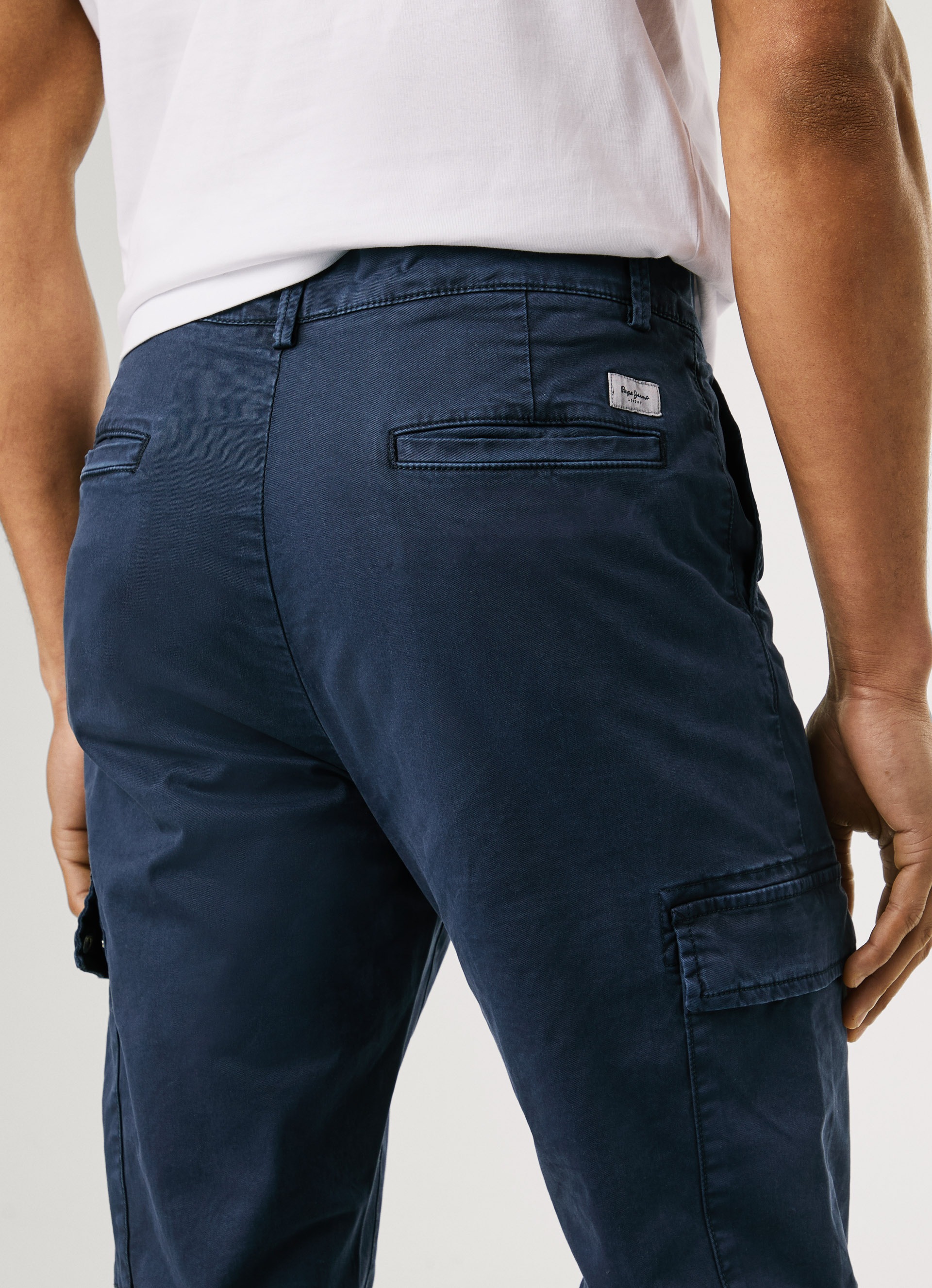Pepe Jeans Chinohose "SLIM CARGO TWILL" mit aufgesetzten Taschen günstig online kaufen
