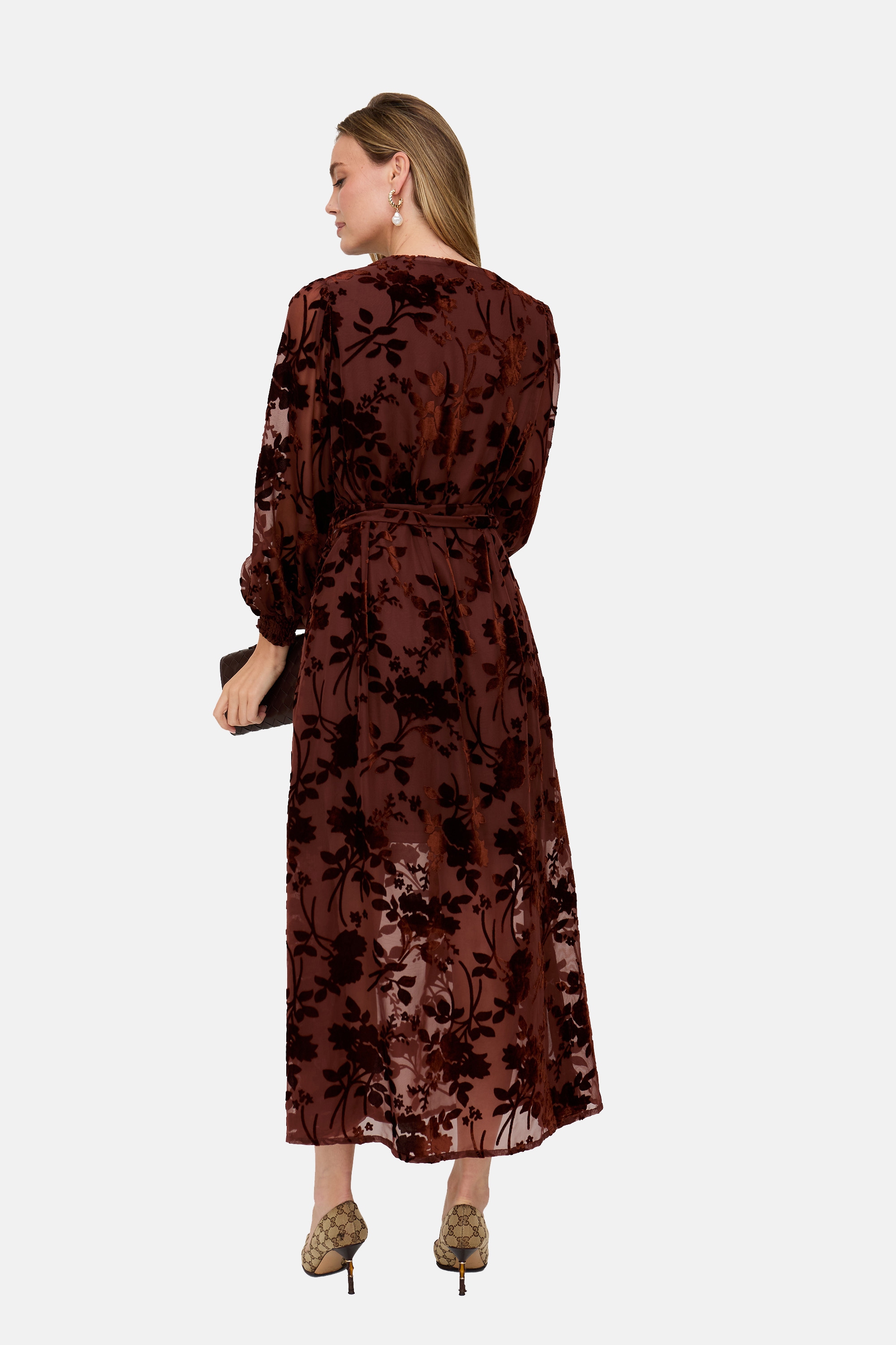 Lily and Lionel Minikleid »Brezze Velvet Burnout Maxi Dress Damen«