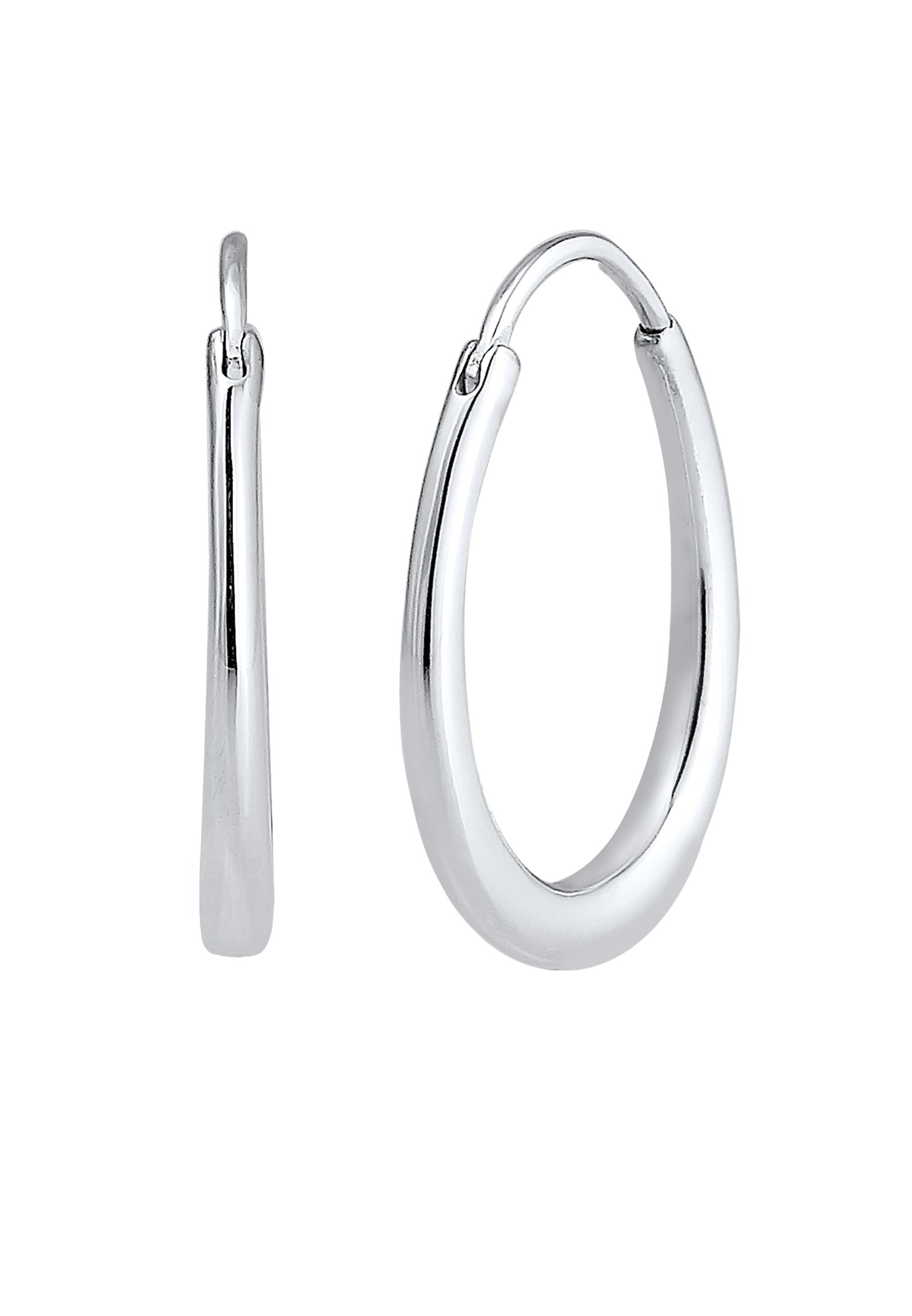 Elli Paar Creolen »Creolen Oval 925 Sterling Silber«