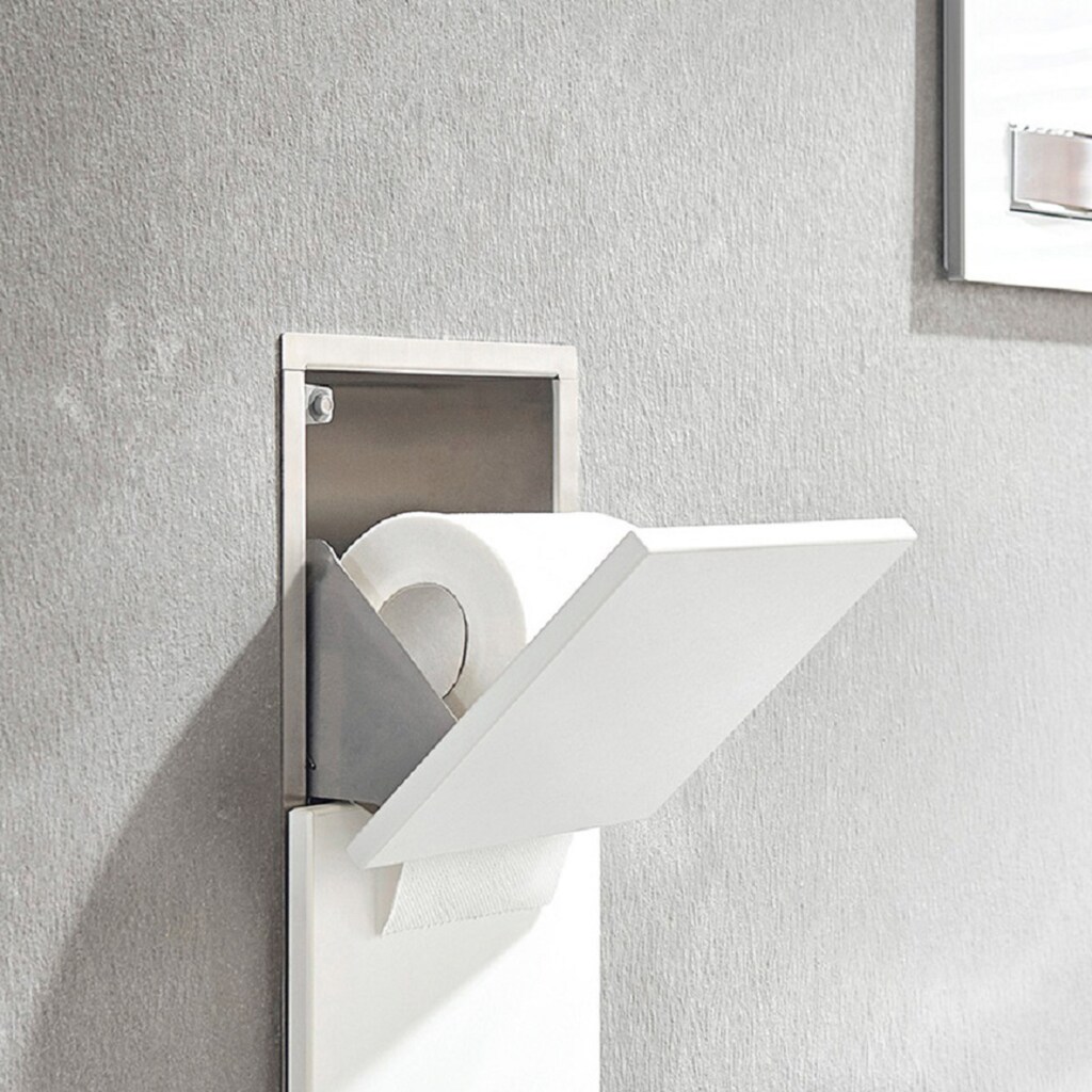 Wohnen Wohnaccessoires Emco Schrankmodule »Asis Pure WC-Modul Unterputz«, Anschlag links, alpin-weiss (730 mm) weiß Wohnen Wohnaccessoires Emco Schrankmodule »Asis Pure WC-Modul Unterputz«, Anschlag links, alpin-weiss (730 mm) weiß