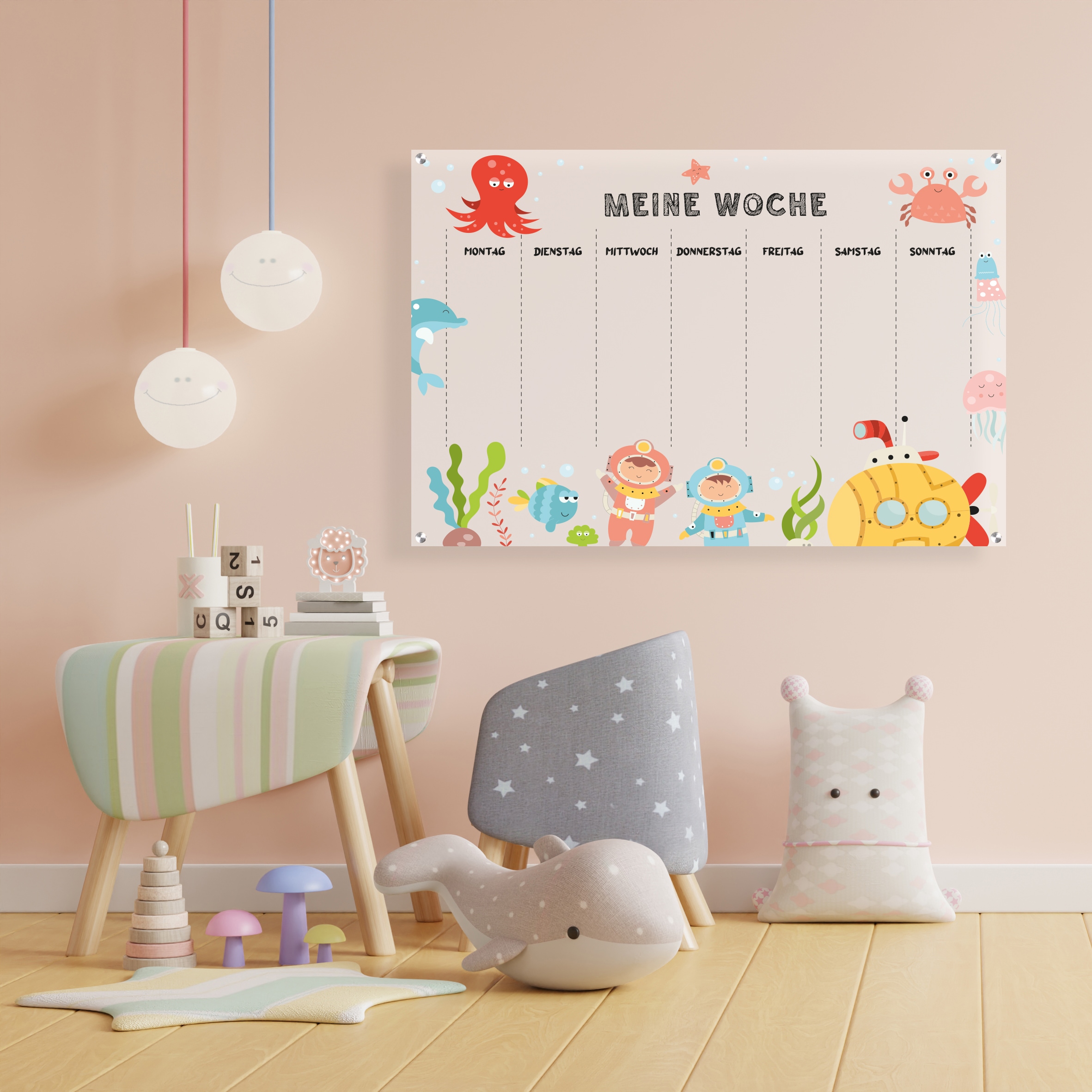 queence Wanddekoobjekt "Kids Edition" inkl. Wandhalterung günstig online kaufen