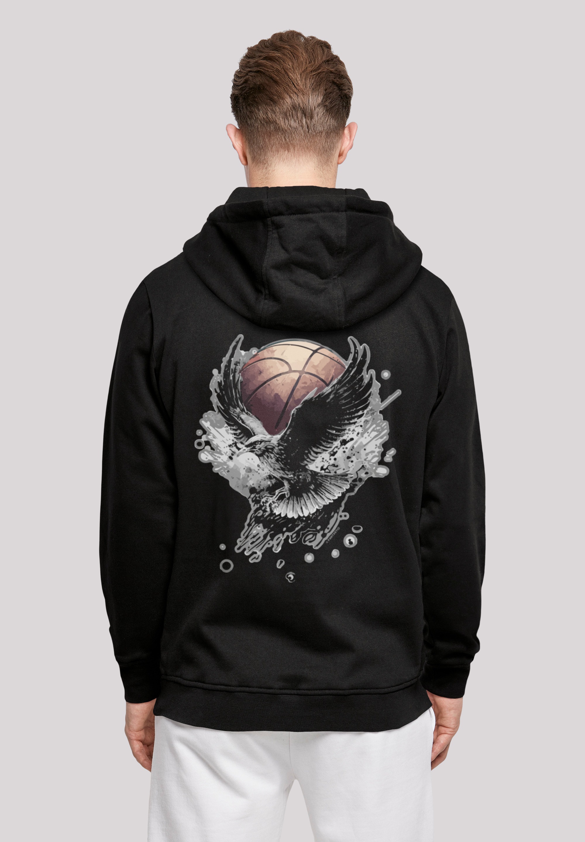 F4NT4STIC Kapuzenpullover "Basketball Adler", Print