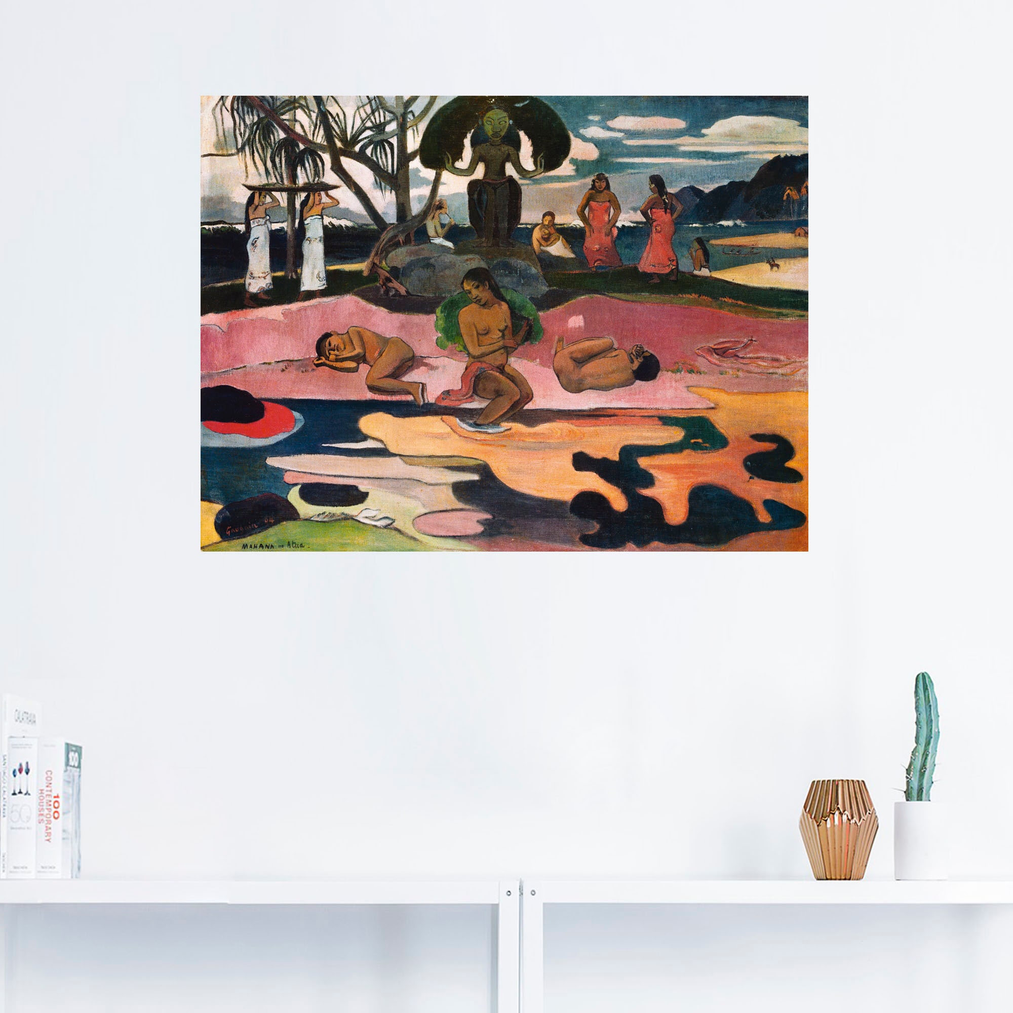 Black Friday Artland Wandbild »MAHANA NO ATUA (Gottestag).«, Gruppen &  Familien, (1 St.), als Leinwandbild, Wandaufkleber oder Poster in versch.  Größen | BAUR
