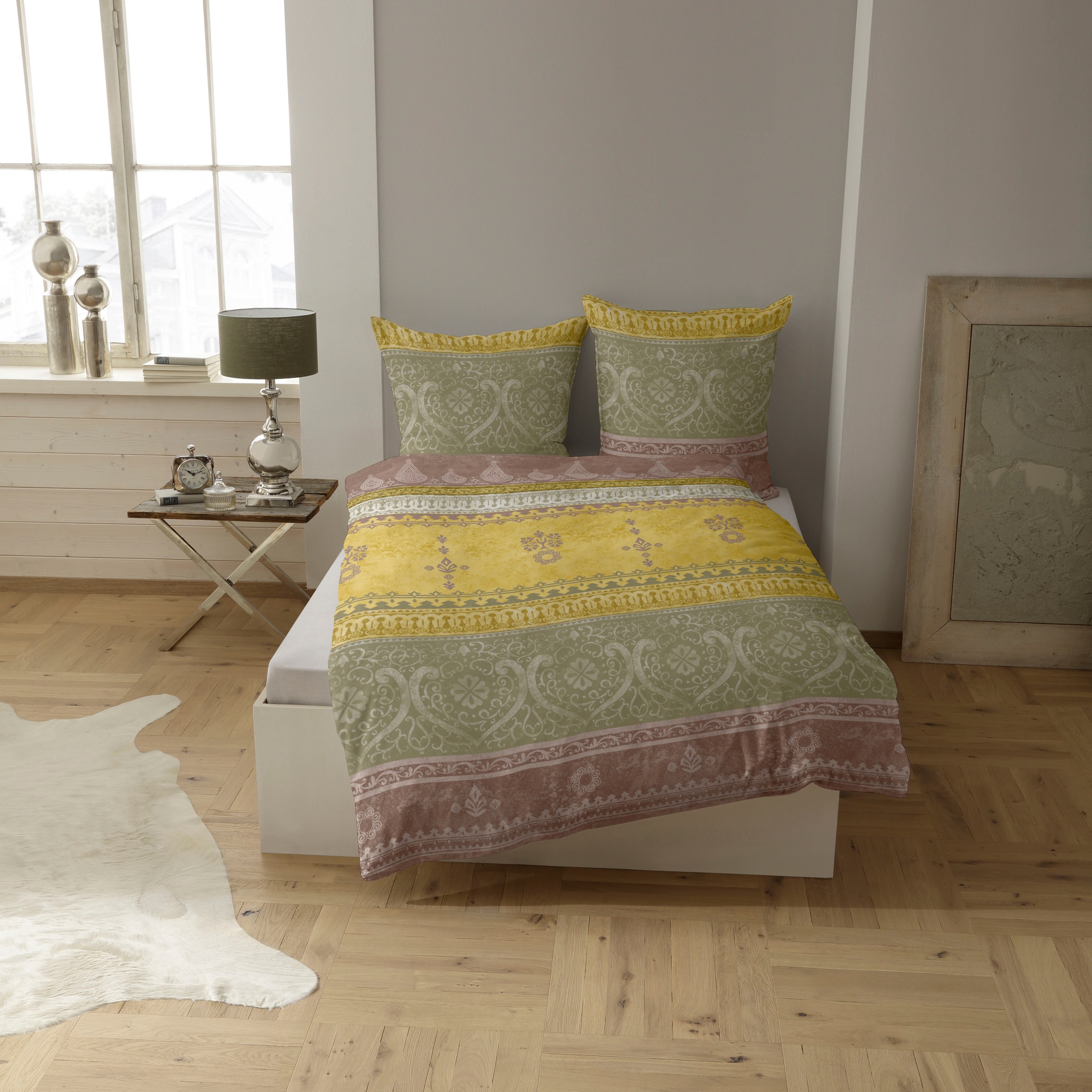 CASATEX Bettwäsche "Indi" 2 Stk. romantisch, orientalisch, weich und gemütl günstig online kaufen