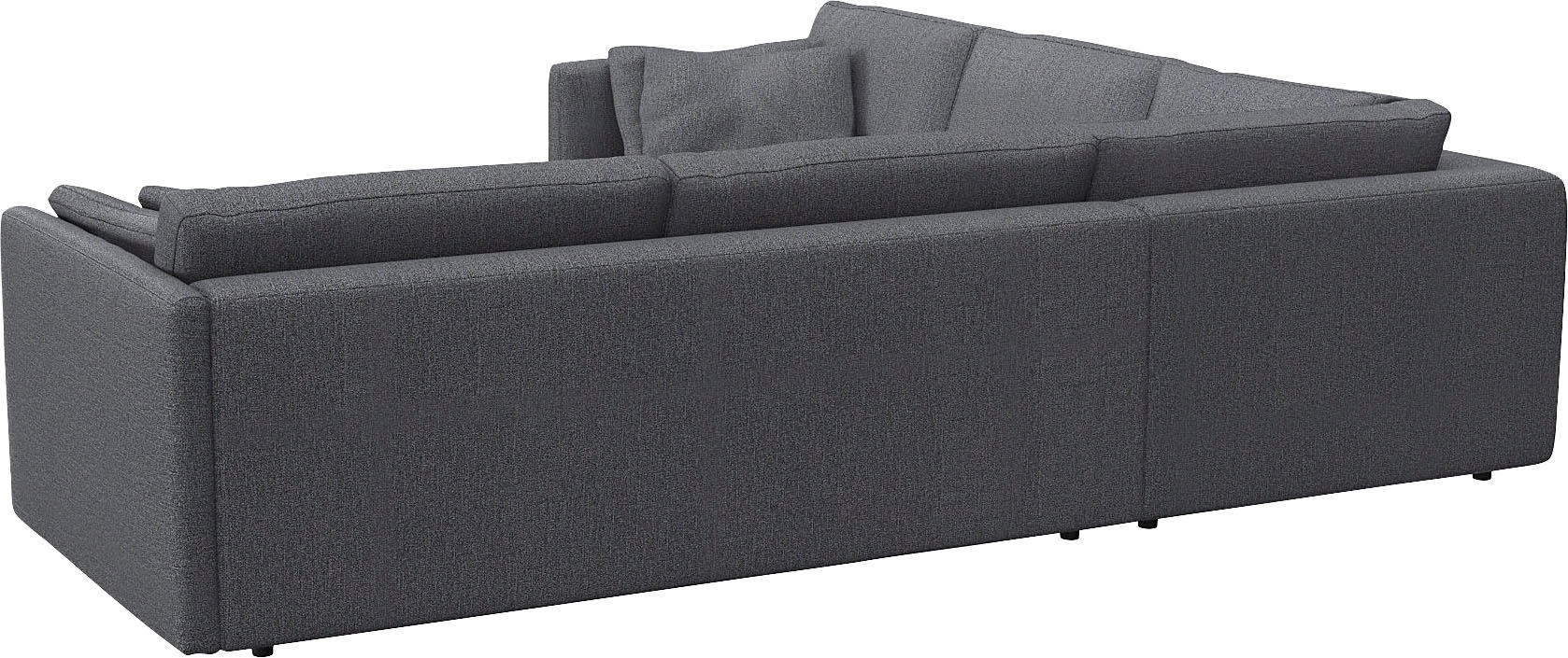 FLEXLUX Ecksofa »Lovane, elegant und zeitlos, bequem, L-Form«, Weich & anschmiegsam, große Sitztiefe auf Kaltschaum, Dekokissen inkl.