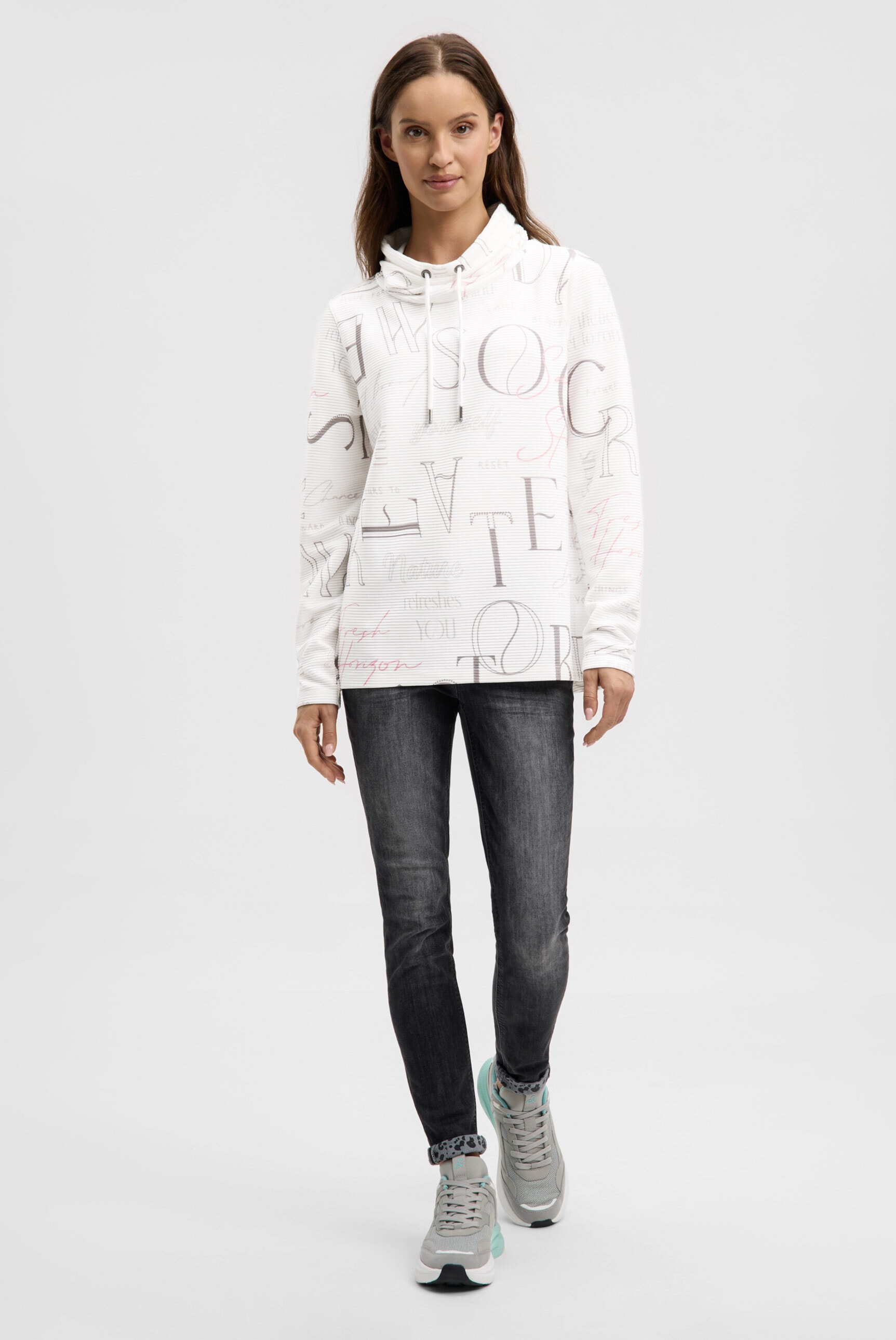 SOCCX Sweater , mit Seitenschlitze
