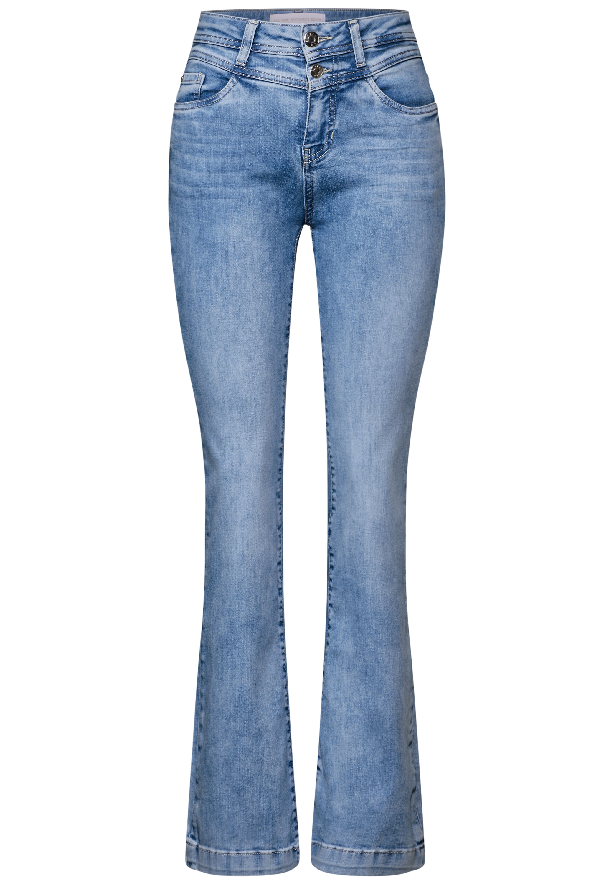 STREET ONE Slim-fit-Jeans, High Waist