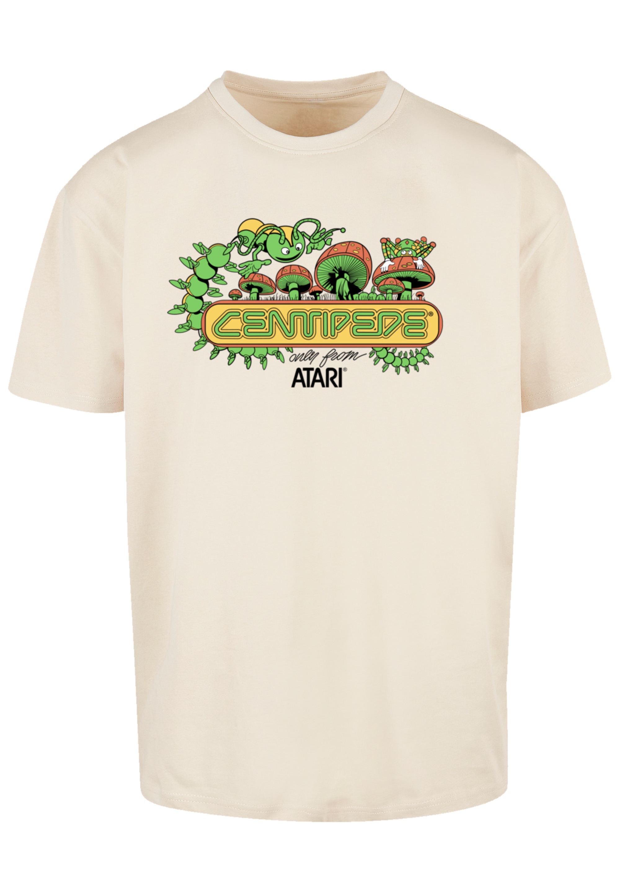 F4NT4STIC T-Shirt »Centipede Atari Retro Gaming Art«, Premium Qualität