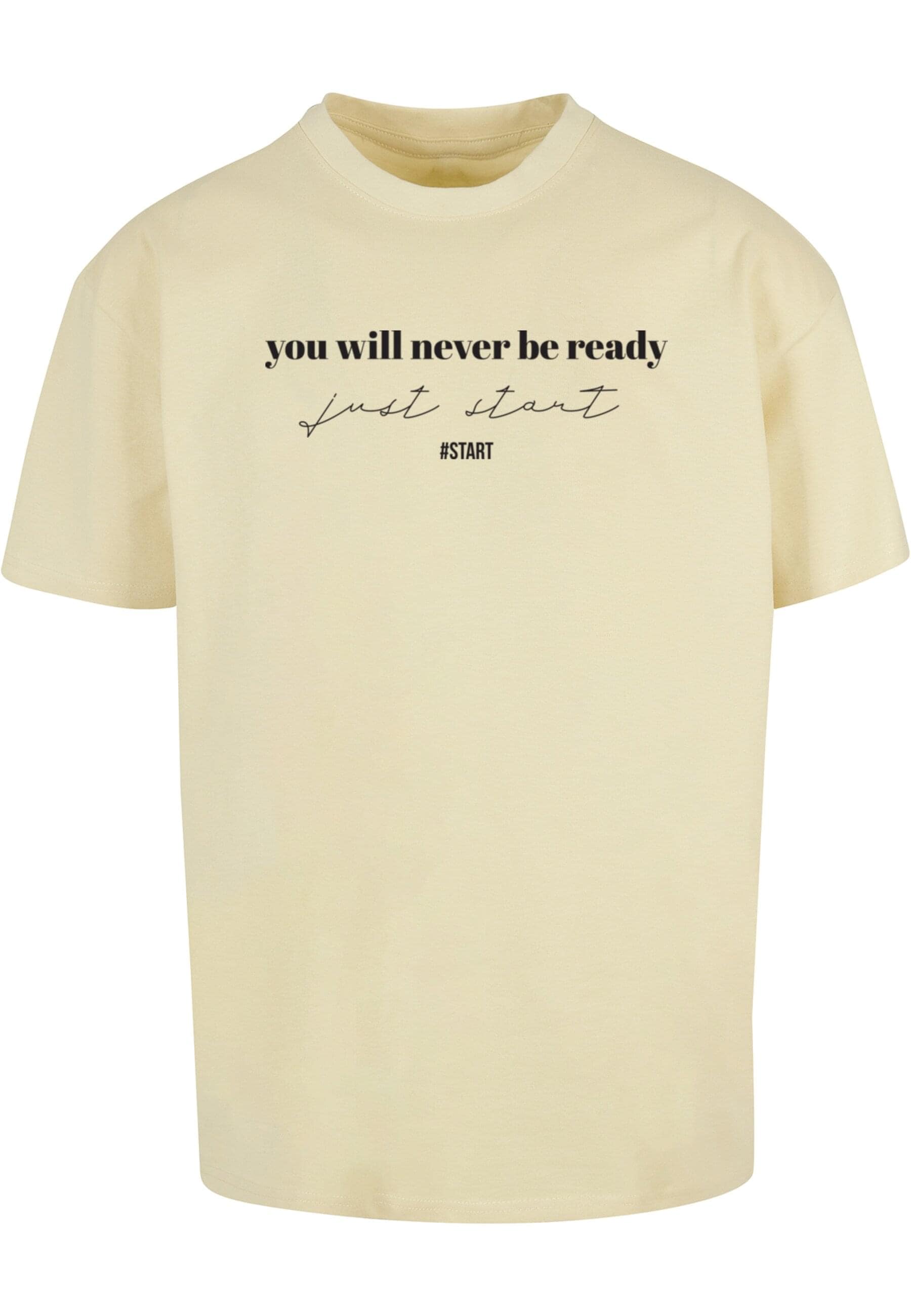 Merchcode T-Shirt "Merchcode Herren Just Start Heavy Oversize Tee" 1 Stk. t günstig online kaufen