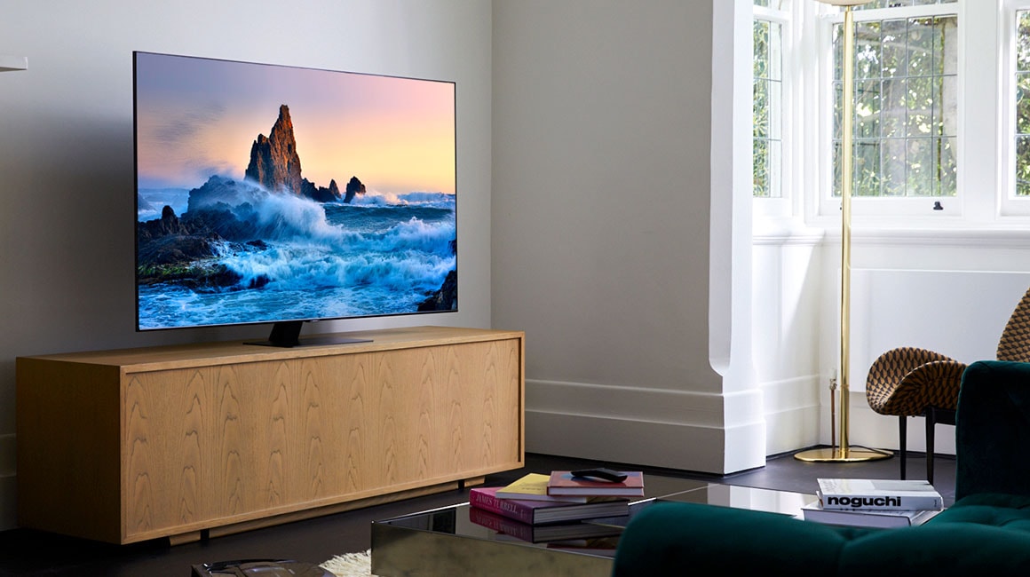 Samsung QLED-Fernseher »GQ75Q80TGT«, 4K Ultra HD, Smart-TV, Quantum HDR 1500,Quantum Prozessor 4K,Direct Full Array